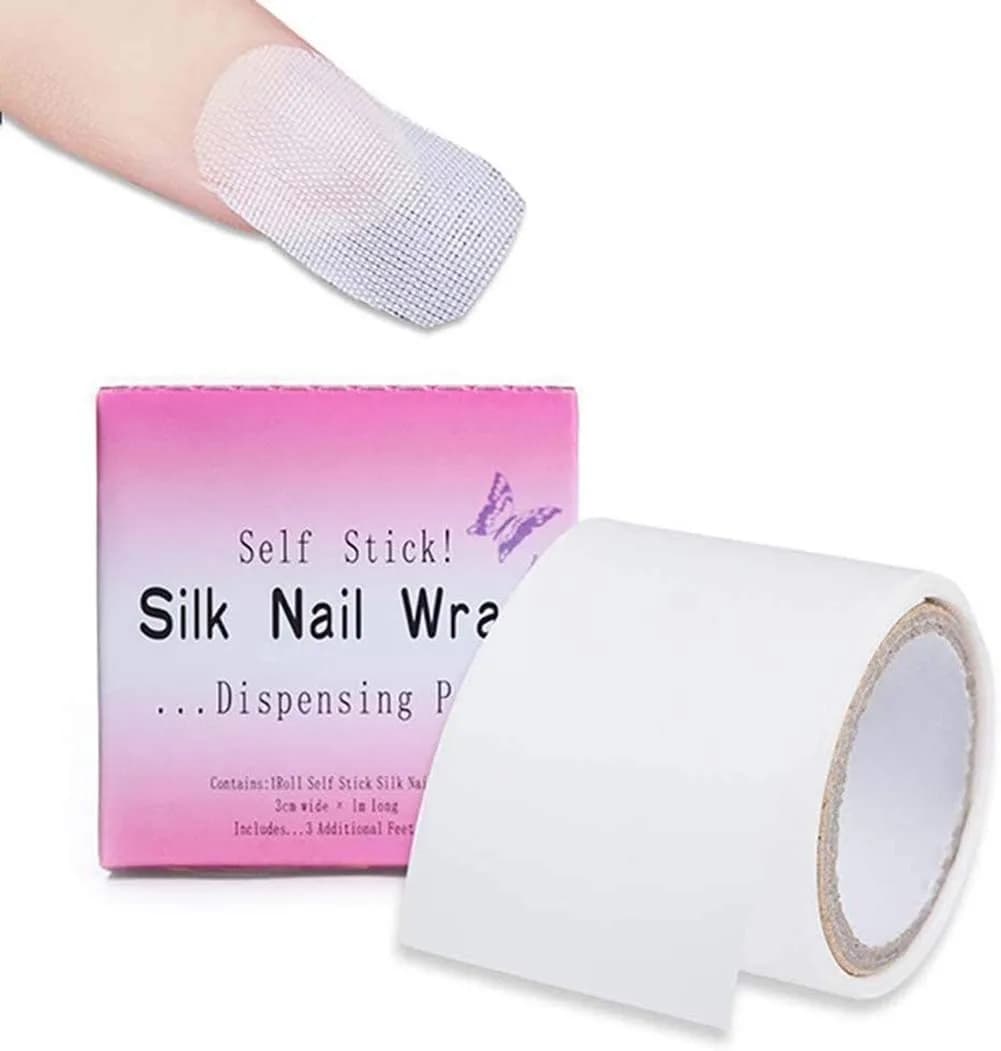 NT-ling Fiberglass Silk Wrap Nail Repair Sticker 1m (39.4 Inch) | Self-Adhesive for Strong Nail Protection - main product image