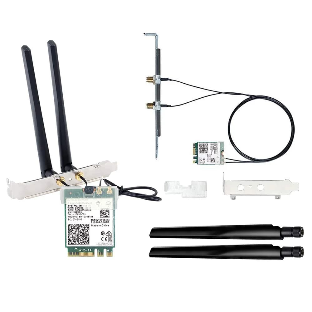 REKONG AX210 WiFi 6E M.2 Desktop Card 5400Mbps 6GHz | High-Speed Wireless Adapter - main product image