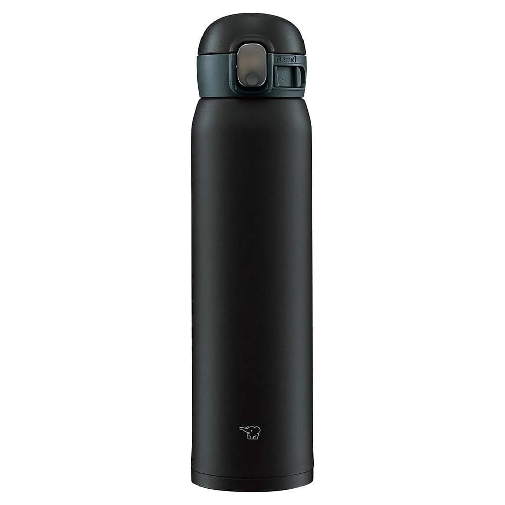 Zojirushi Water Bottle 0.60L | Seamless Stainless Steel Mug, One-Touch, Black - main product image