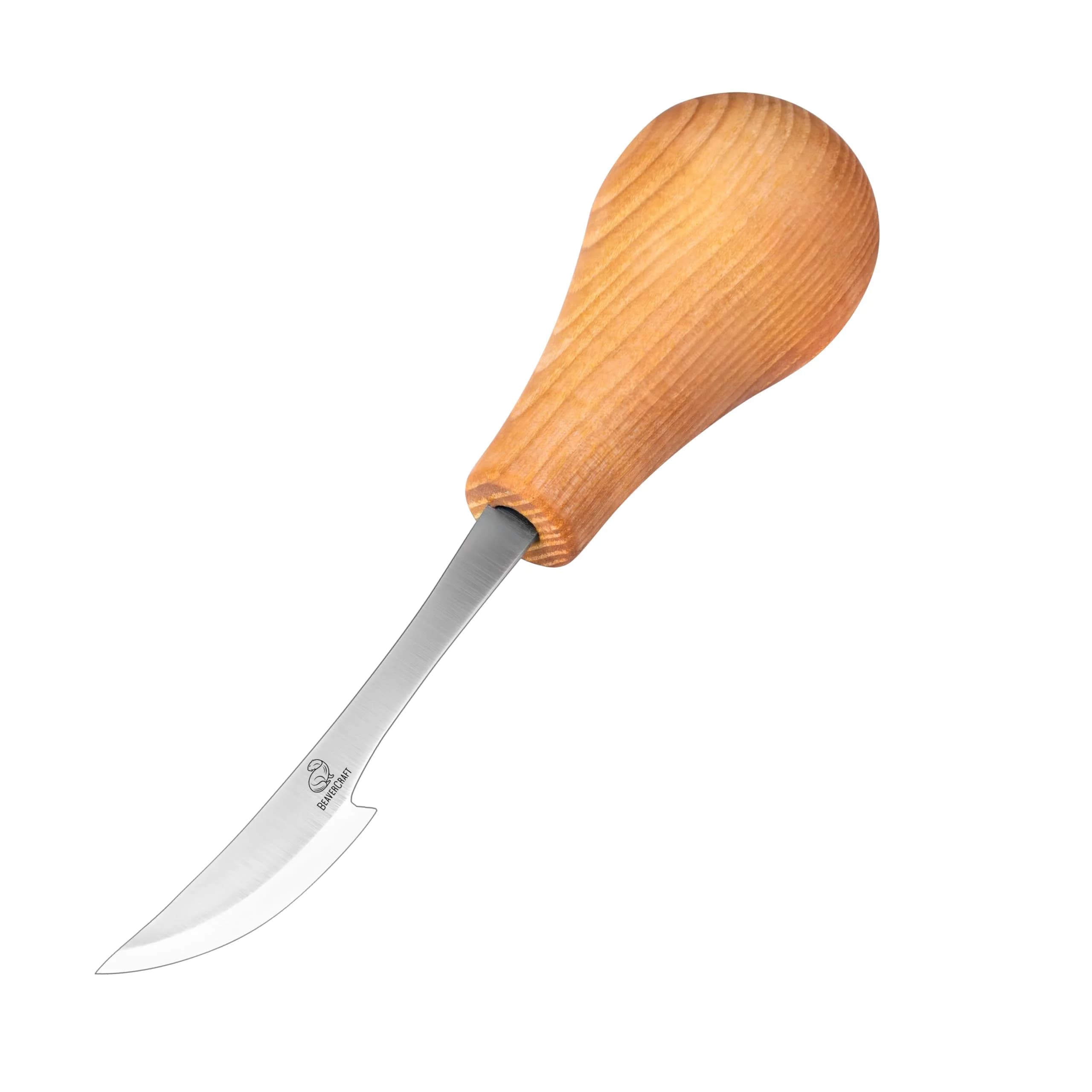 BeaverCraft Wood Carving Knife C17P - Sloyd Chip Carving Knife Carbon Steel for Beginners & Pros - main product image