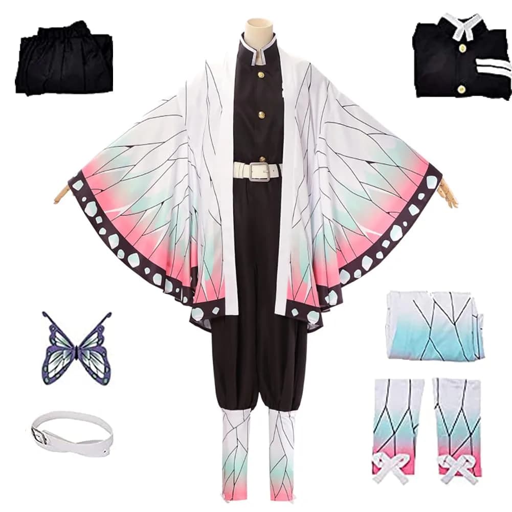 Todoroki Shoto Anime Womens Cosplay Costumes Kochou Suit Full Set Halloween Party Outfit (Purple, XL) | Authentic Anime Cosplay - main product image