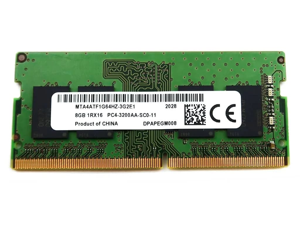 Micron 8GB DDR4 3200MHz SODIMM Memory Module for Laptops & Mini PCs - main product image