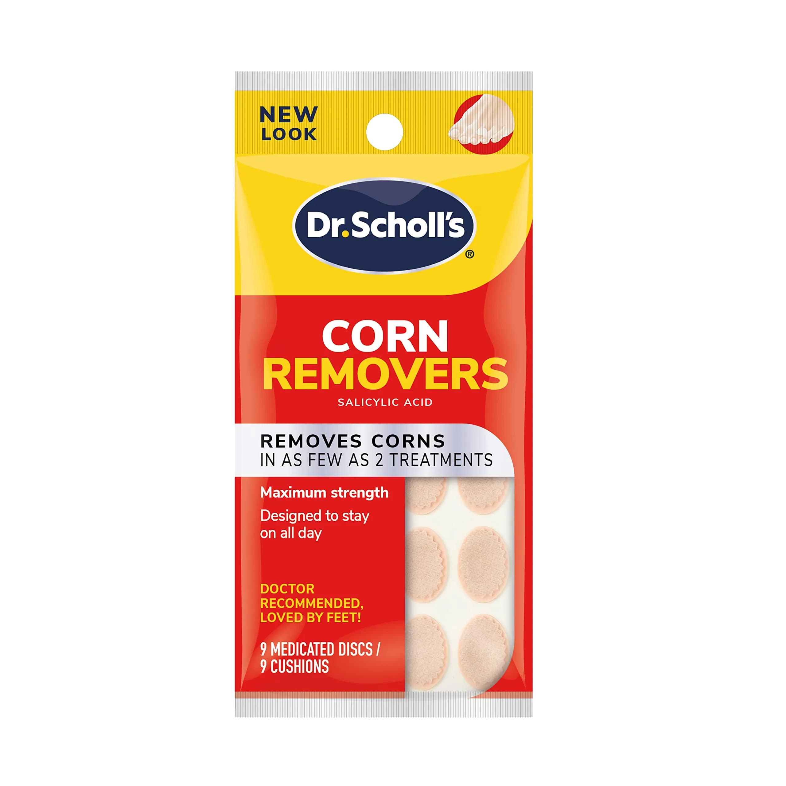 Dr. Scholl's Corn REMOVERS 9 Ct | Fast Corn Removal, Maximum Strength, All Day Stay - main product image