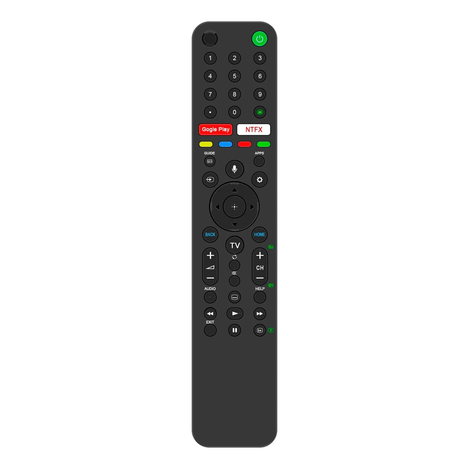 WINFLIKE RMF-TX500P RMF-TX500T Replacement Voice Remote Control for Sony TV | Compatible with Sony Bravia Models
