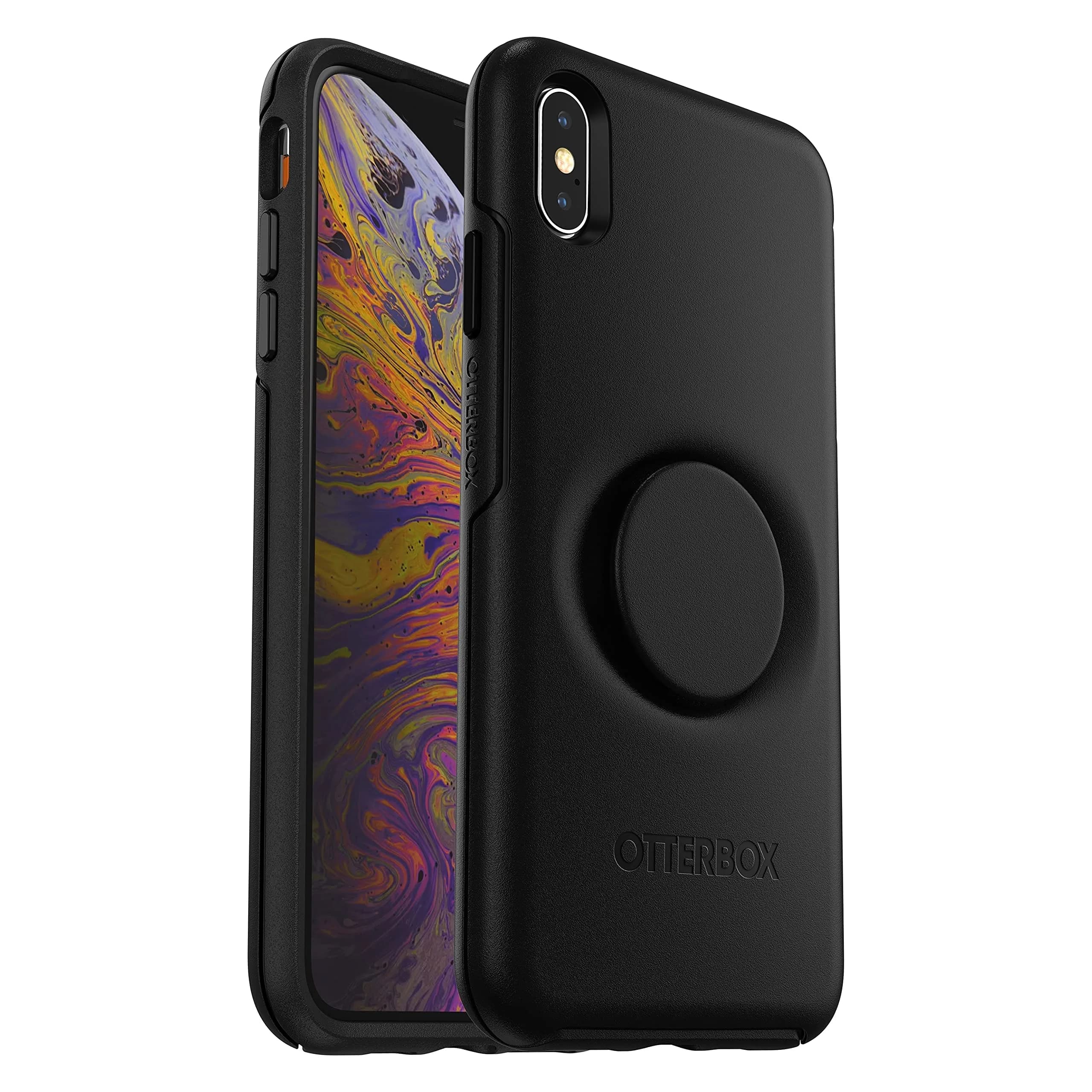 OtterBox + POP Defender Series Case for iPhone Xs Max - Black | Rugged, Slim, Wireless Compatible