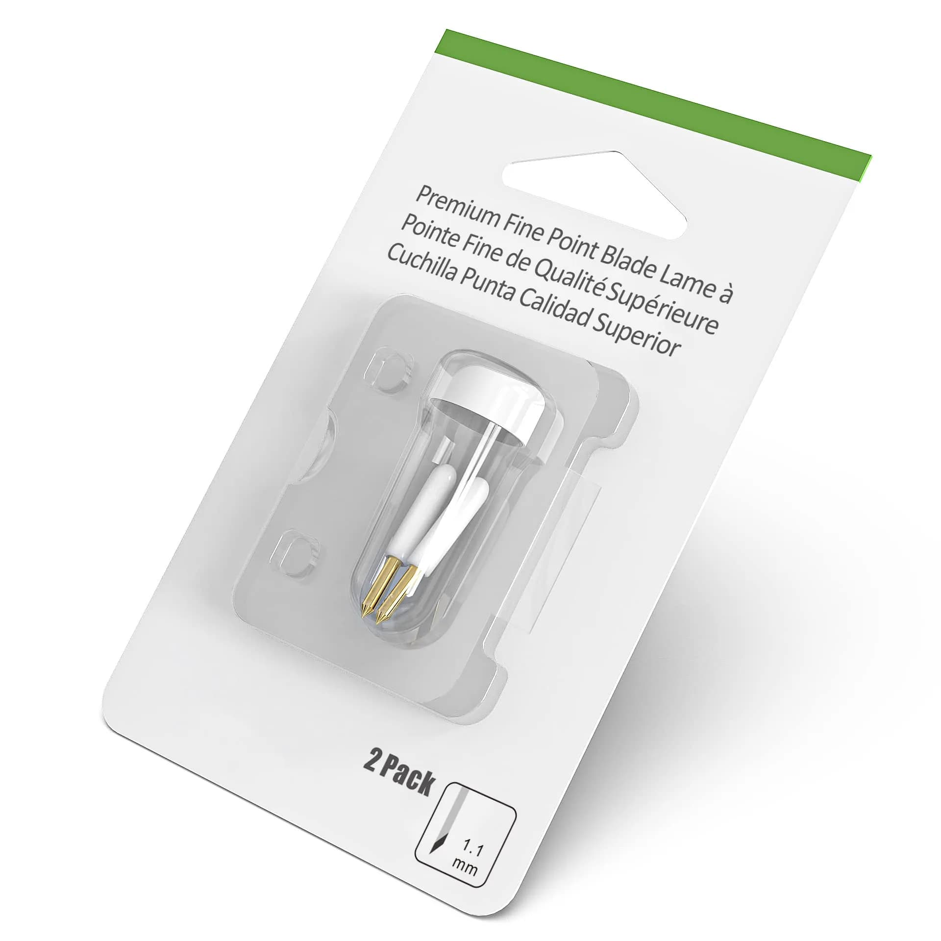 Hadwoer Premium Fine Point Blades 2-Pack (23.5mm) | Compatible with Cricut Explore & Maker Machines - main product image