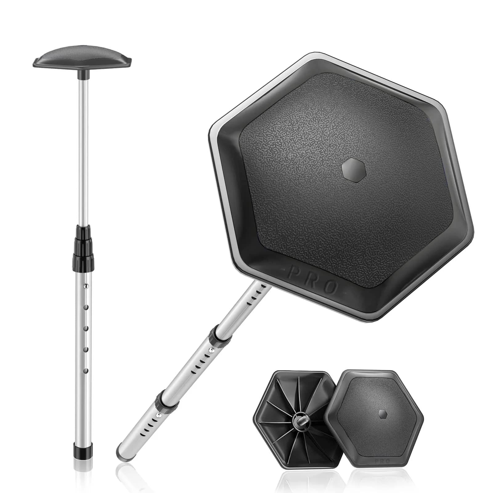 ToVii Golf Travel Bag Support Pole, Telescopic Aluminum Alloy, Impact-Resistant, Black | Adjustable & Lightweight - main product image
