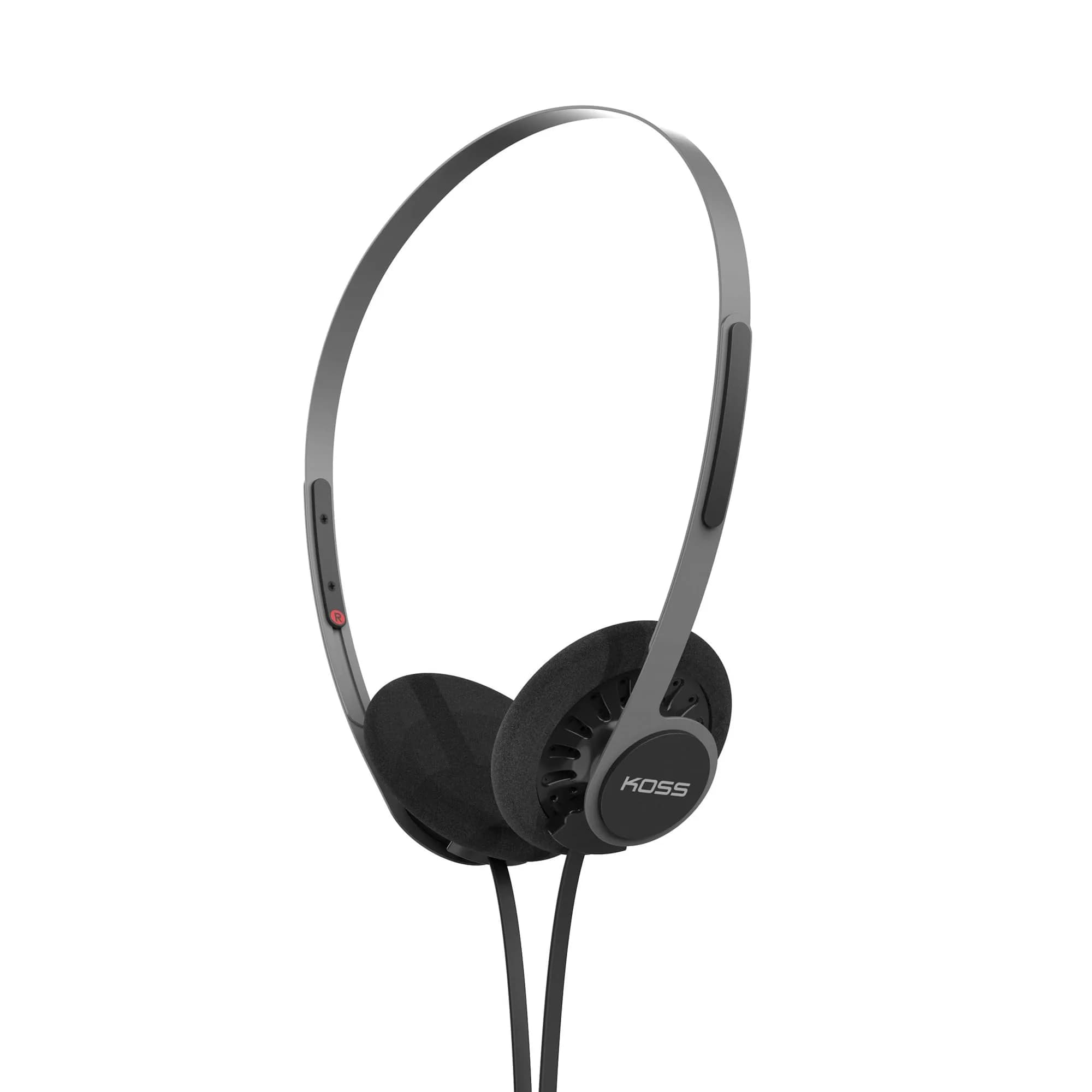 Koss KPH40 Utility On-Ear Headphones, Stealth Grey | Retro Open-Back Design, Audiophile Sound - main product image