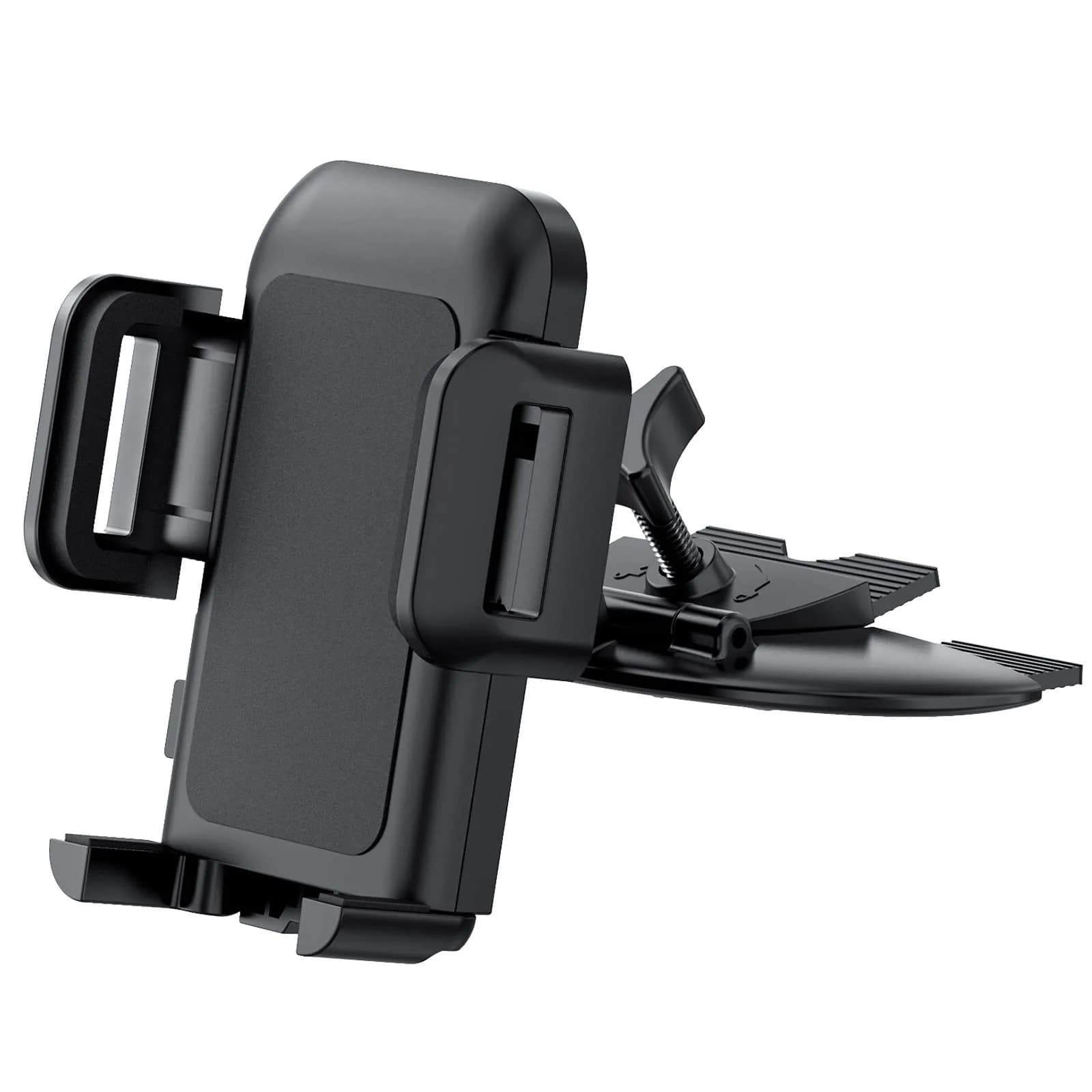 VSSMSSA Cell Phone Holder for Car CD Slot | 360° Swivel, One Button Release, Compatible with iPhone 17-12 & Galaxy S25-S10 (2.76 in) - main product image