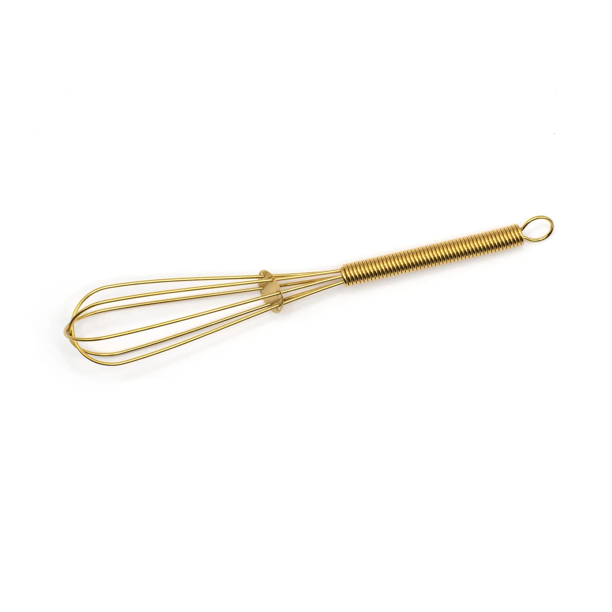 TYGYLZGCF Gold Mini Whisk 13cm (5 inch) | Perfect for Small Batches & Beverages - main product image
