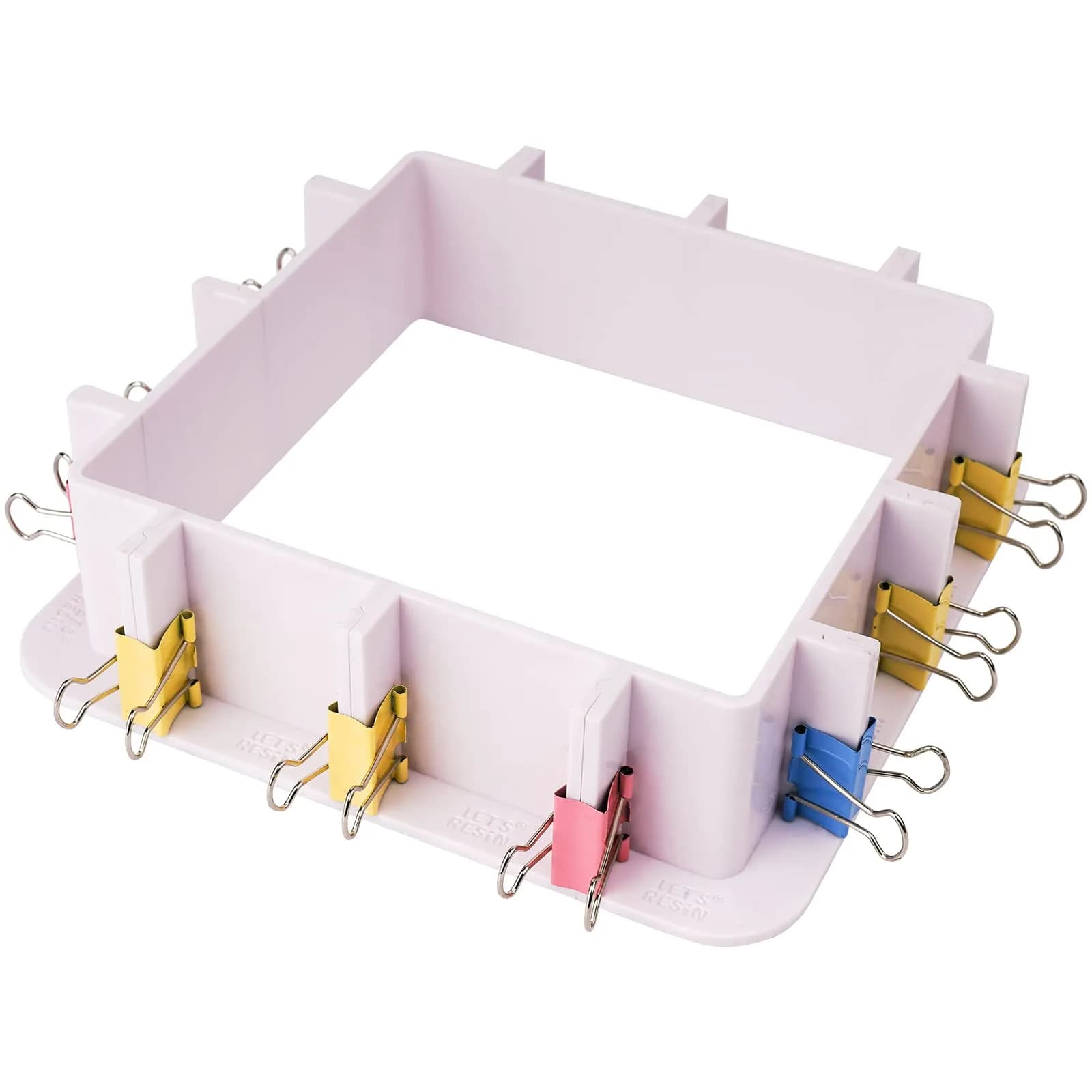 LET'S RESIN Adjustable Mold Housing for Silicone Molds | DIY Resin, Candle & Soap Molds (Not for Resin Casting) | 5.9'' x 5.9'' - main product image
