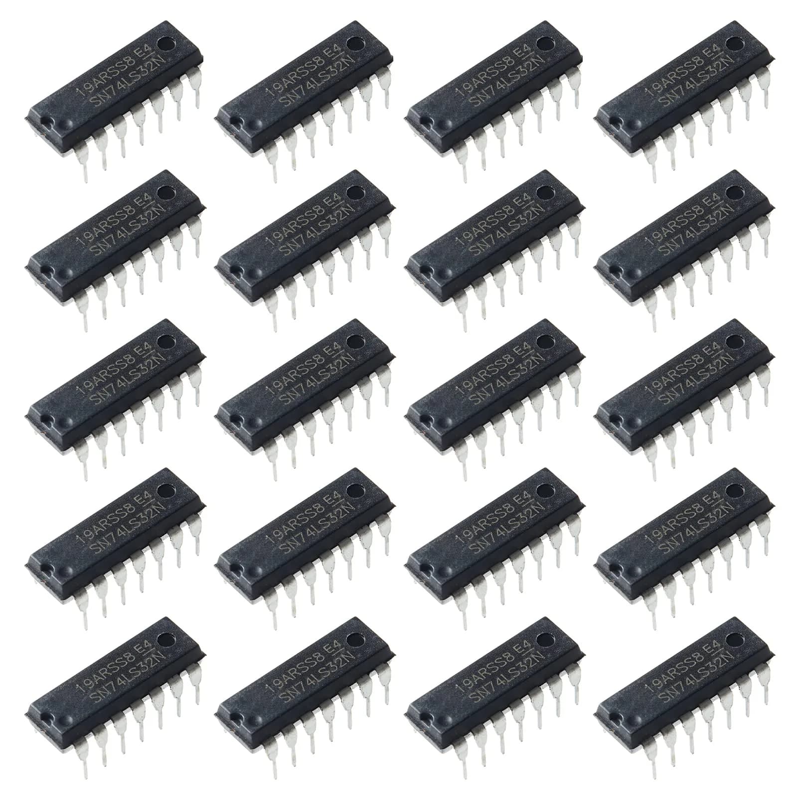 Bridgold 20pcs SN74LS32N Quadruple 2-Input Positive OR Gates Chip, DIP-14 | Logic Gate IC for Industrial Use - main product image
