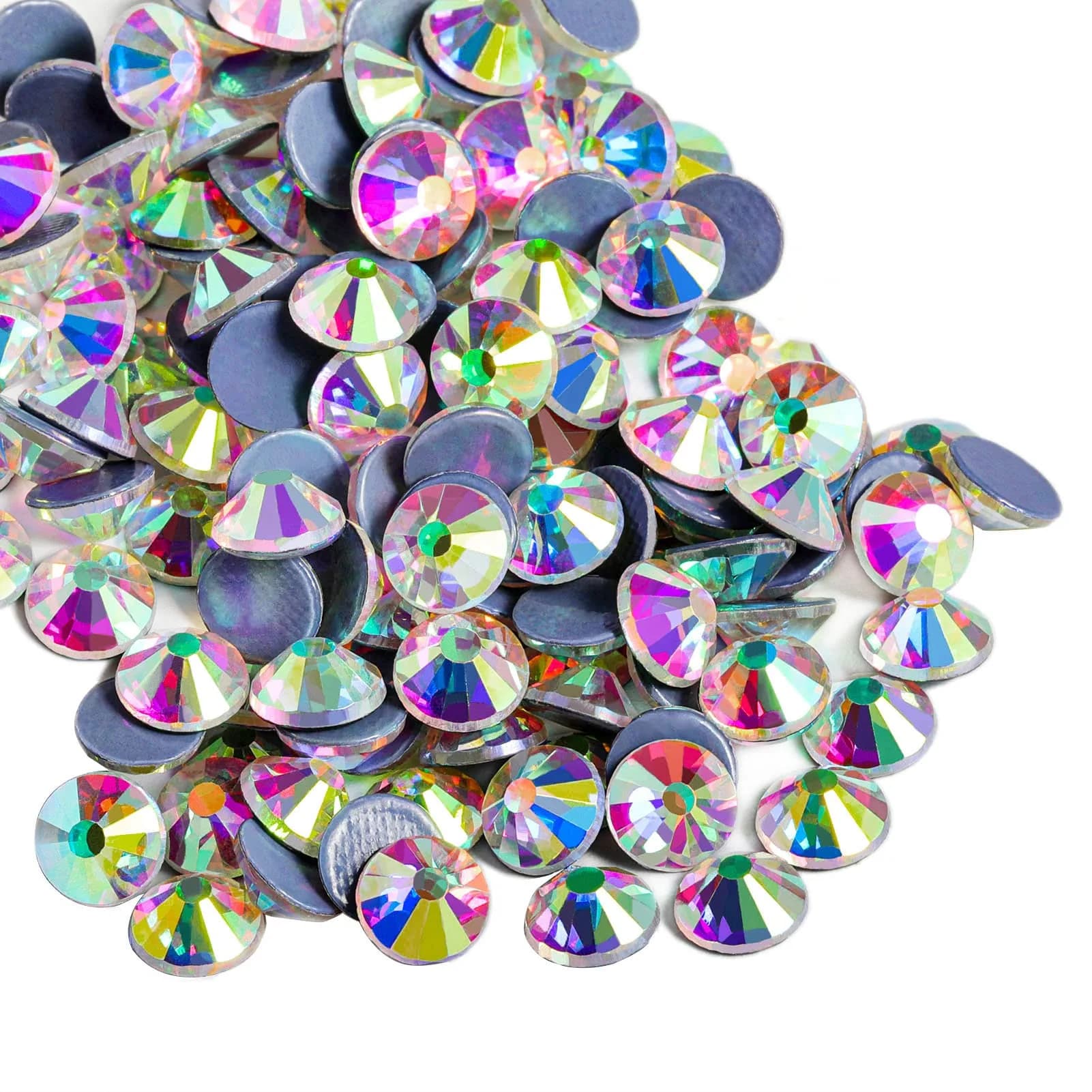 BEADSLAND Hotfix Rhinestones Crystal AB SS6 2880pcs | Glass Craft Gems for DIY Clothing & Decor - main product image