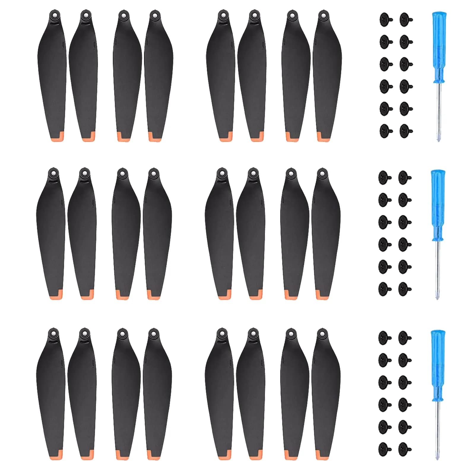 YETEETH 24Pcs Propeller for DJI Mini 4 Pro & Mini 3 Pro | Low Noise, Durable, Easy Install - main product image