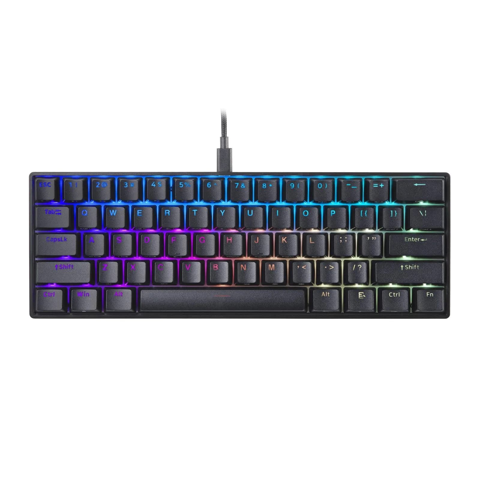 Mad Catz S.T.R.I.K.E. 6 60% RGB Mechanical Keyboard Compact 61 Keys | Responsive Gaming & Office Use - main product image