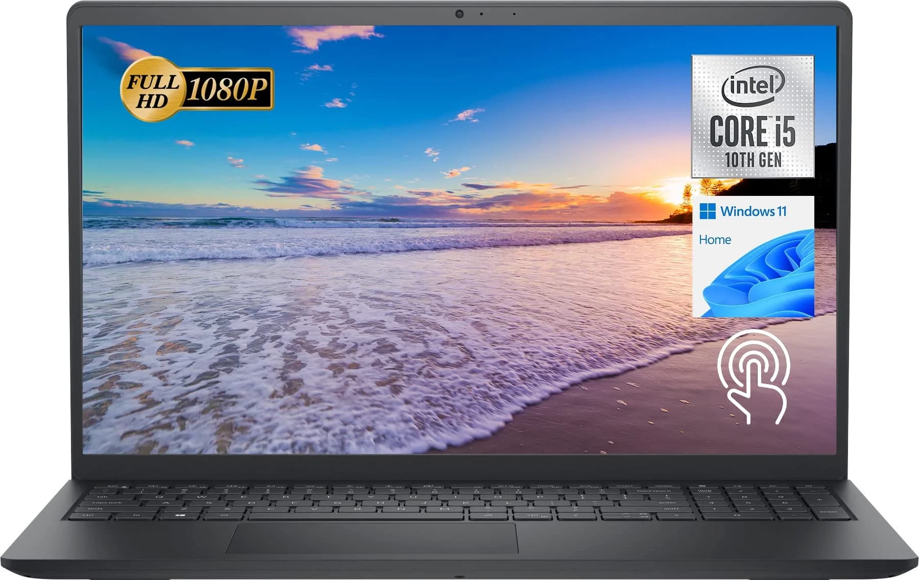 Dell Inspiron 15 3511 Laptop 15.6" FHD Touchscreen Intel Core i5-1035G1 12GB RAM 512GB SSD Windows 11 Black - main product image