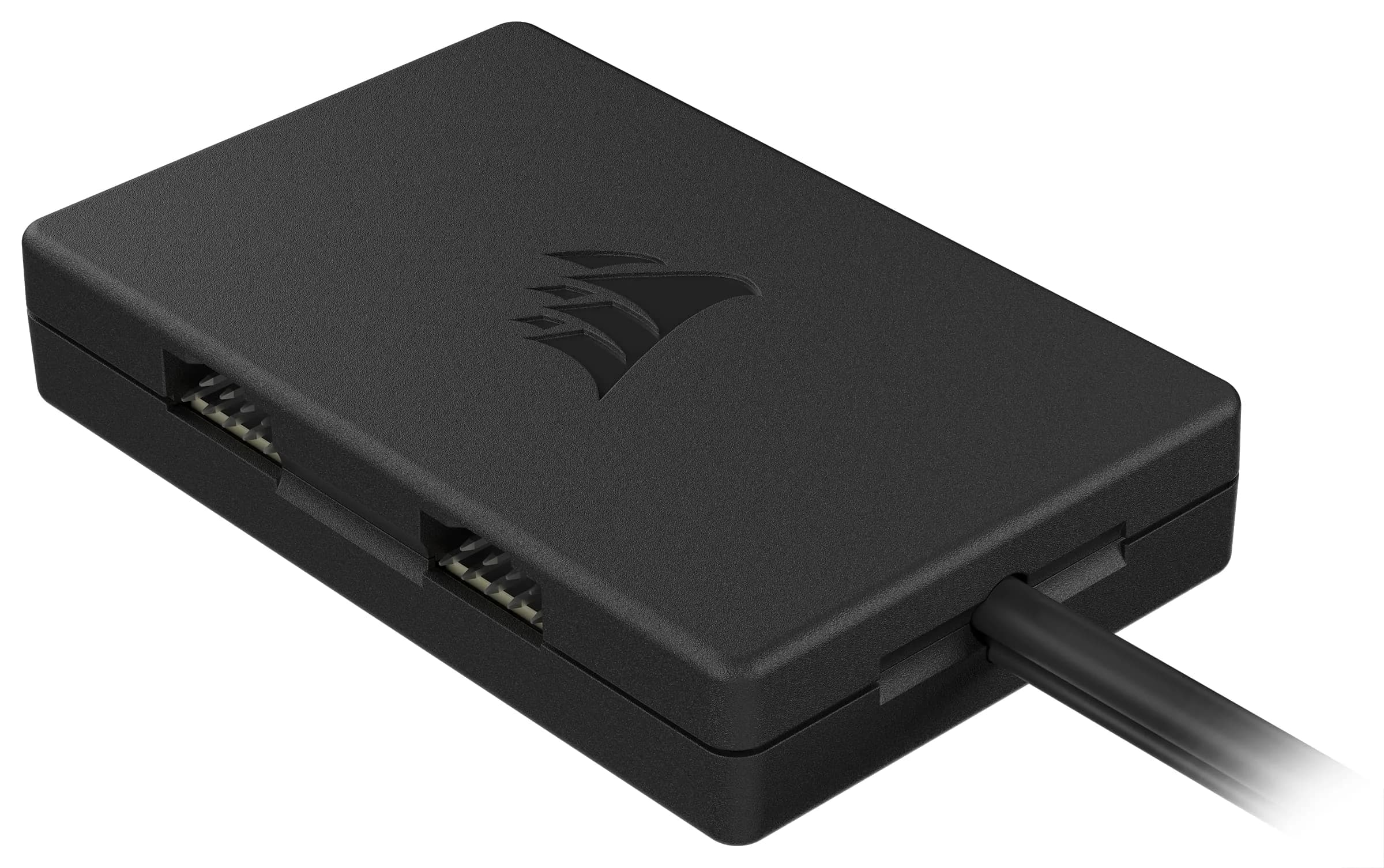Corsair Internal 4-Port USB 2.0 Hub - 4X 9-Pin USB 2.0 Ports - Easy Magnetic Installation - Compatible with Most Intel® and AMD® Motherboards - Black - main product image