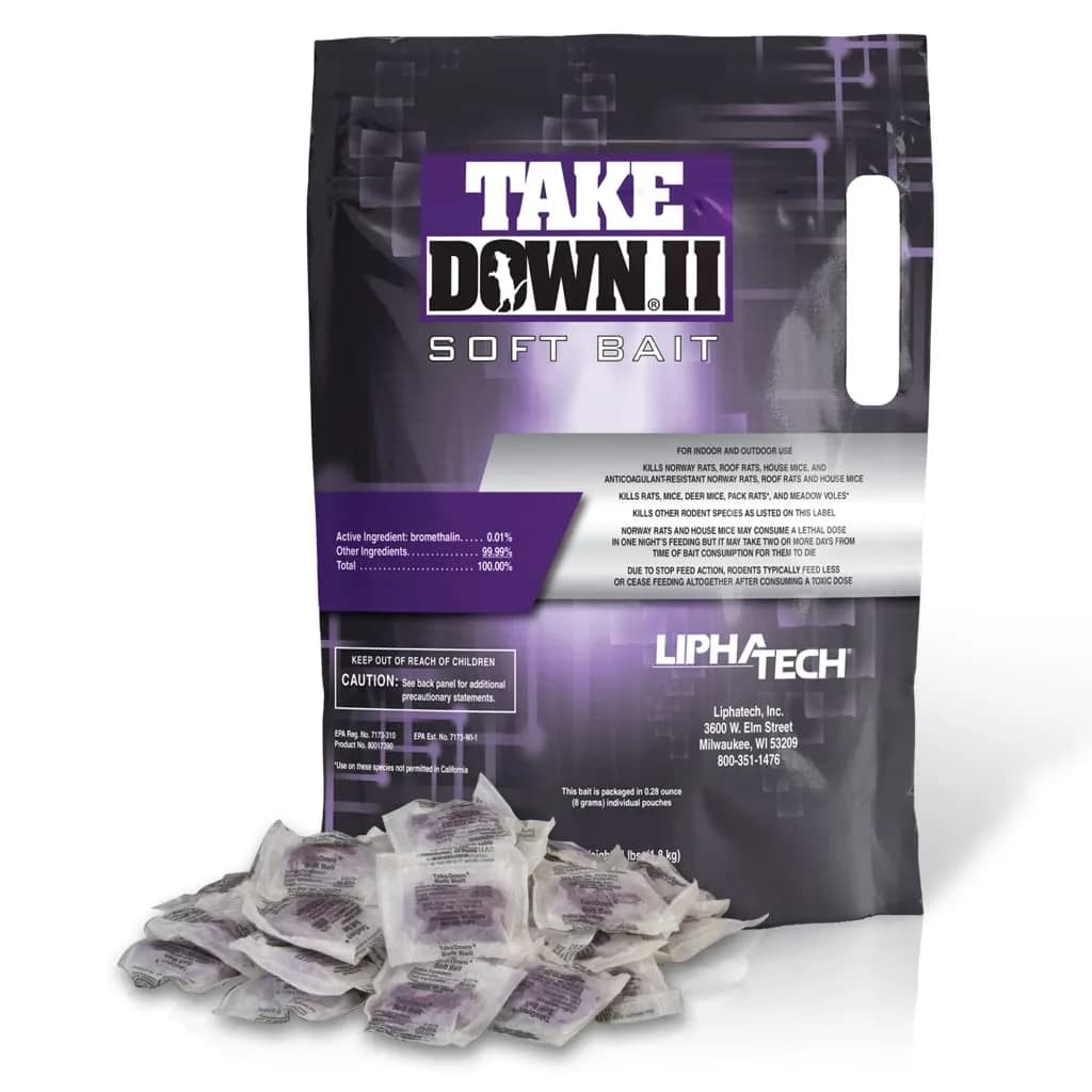 LiphaTech Takedown II Soft Bait 4 lbs | Fast Rodent Control for Heavy Infestations - main product image
