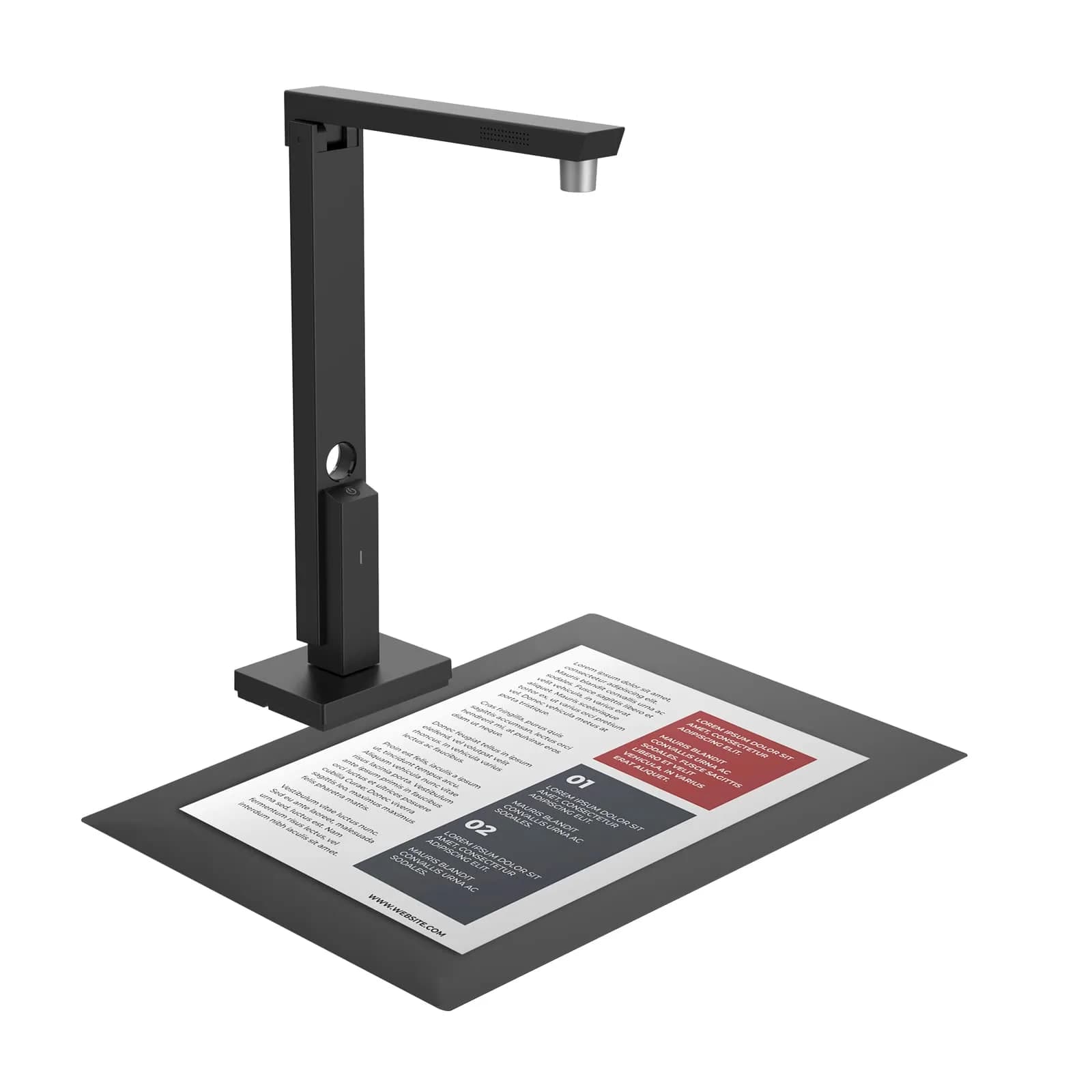 CZUR Lens1200 Pro Portable Document Scanner 12MP USB Camera | Compact & Fast - main product image