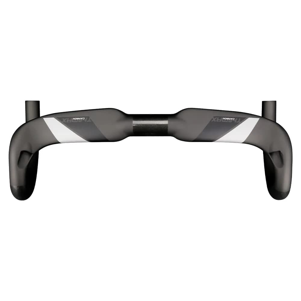 Alfa Pasca THE MAX UD Matte Carbon Fiber Road Bike Handlebars 31.8 x 400mm Aero Drop Bars
