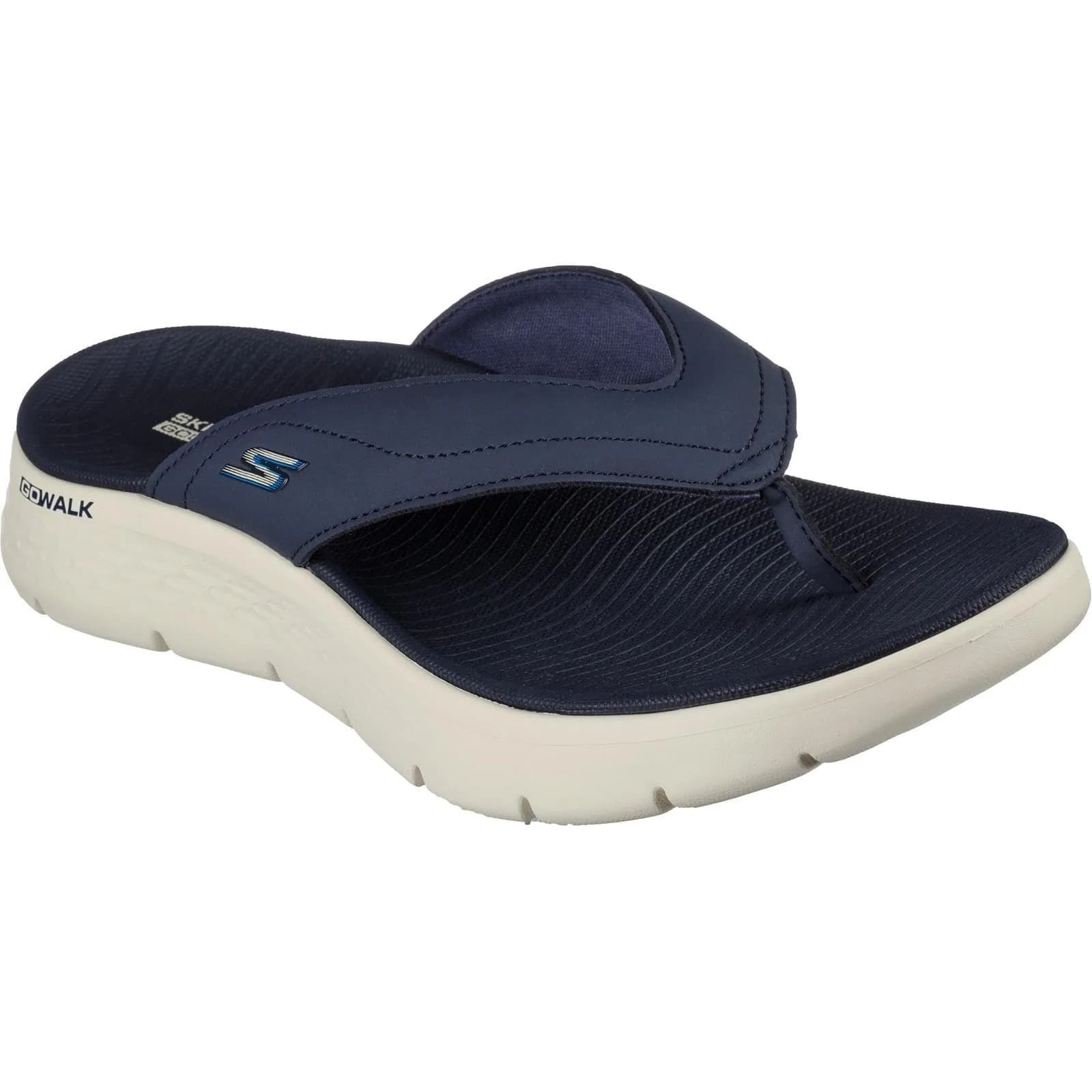 Skechers On The Go Mens Go Walk Flex Sandal - Vallejo Navy 10 | Ultra Comfort & Flexibility - main product image