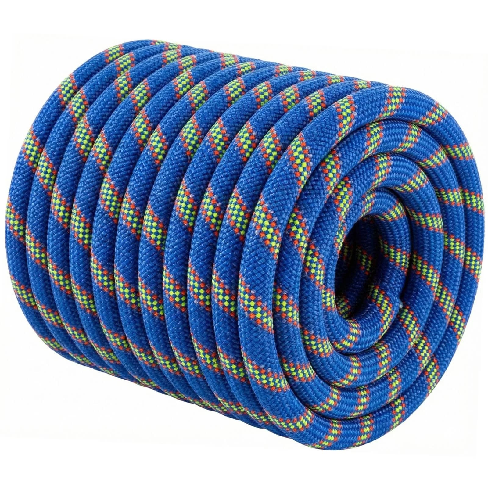 DerziNet Double Braided Arborist Rigging Rope 1.27 cm (1/2 in) x 15.24 m (50 ft) Blue | 37.2 kN (8400 lb) Tensile Strength - main product image