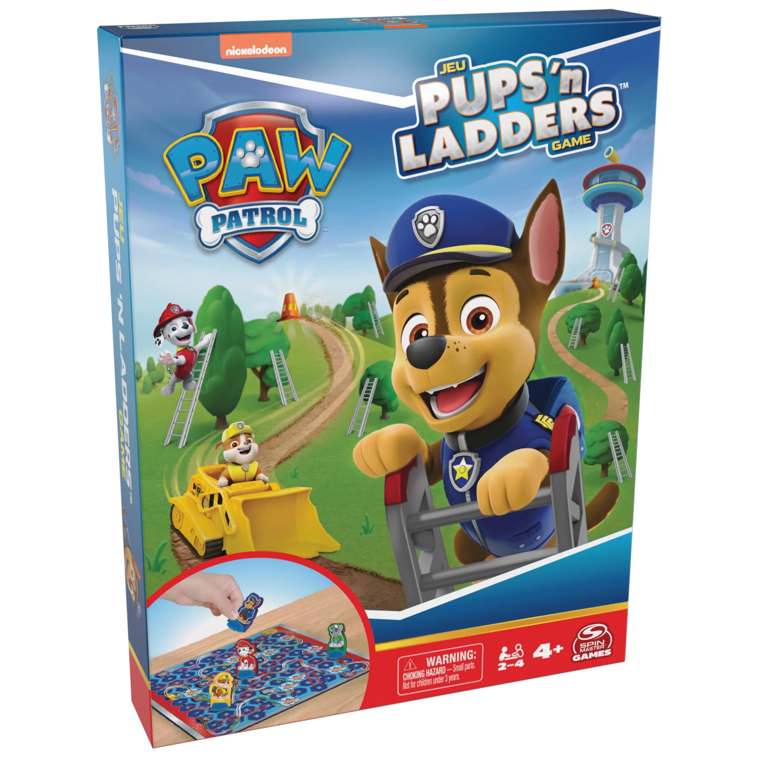 Spin Master Games PAW Patrol Pups ‘N Ladders Game 2-4 Players | Classic Board Game for Kids Ages 4+ - main product image