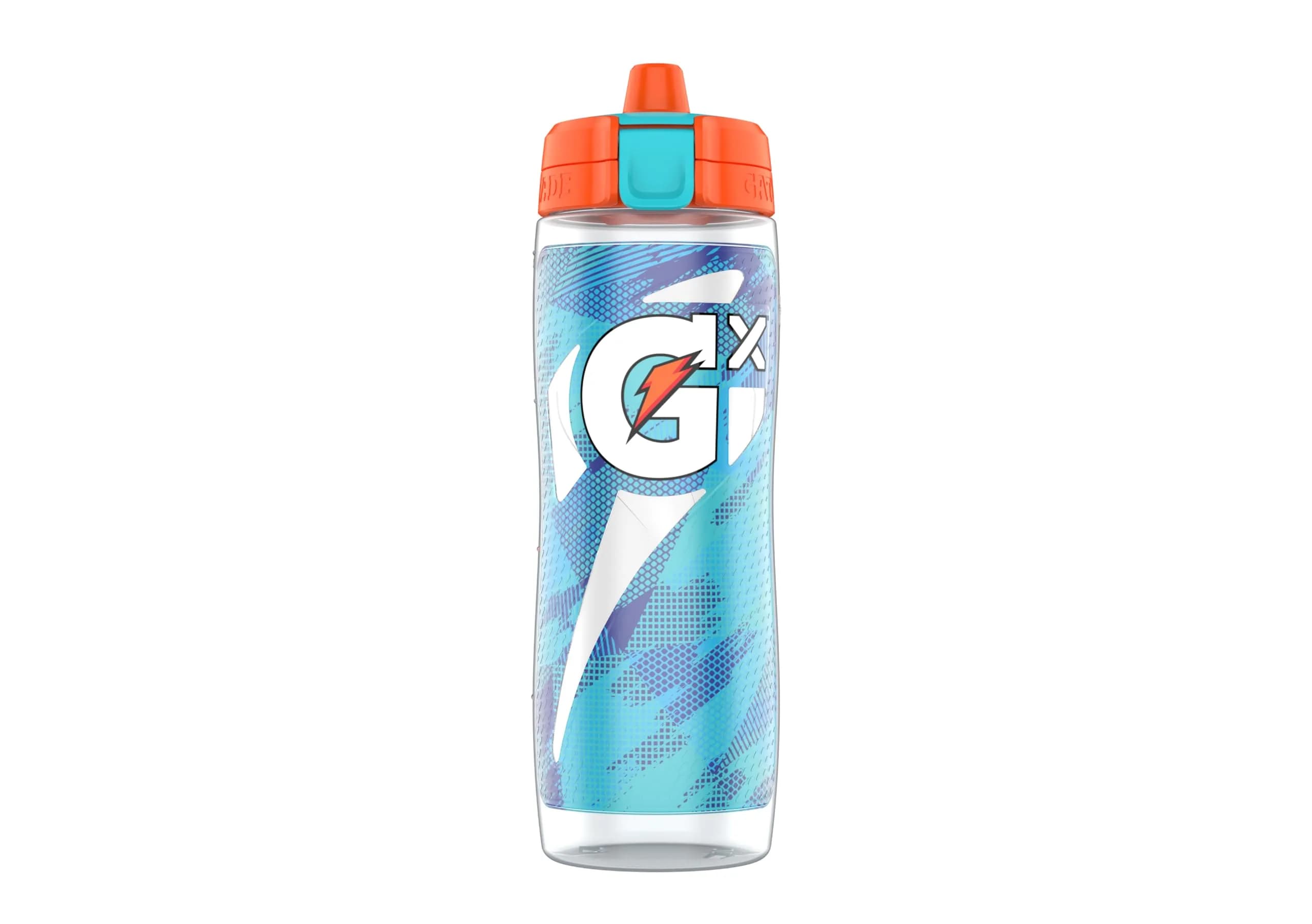 Gatorade Gx Glitched Frost Water Bottle 710ml (24oz) | Customizable Hydration Squeeze Bottle - main product image