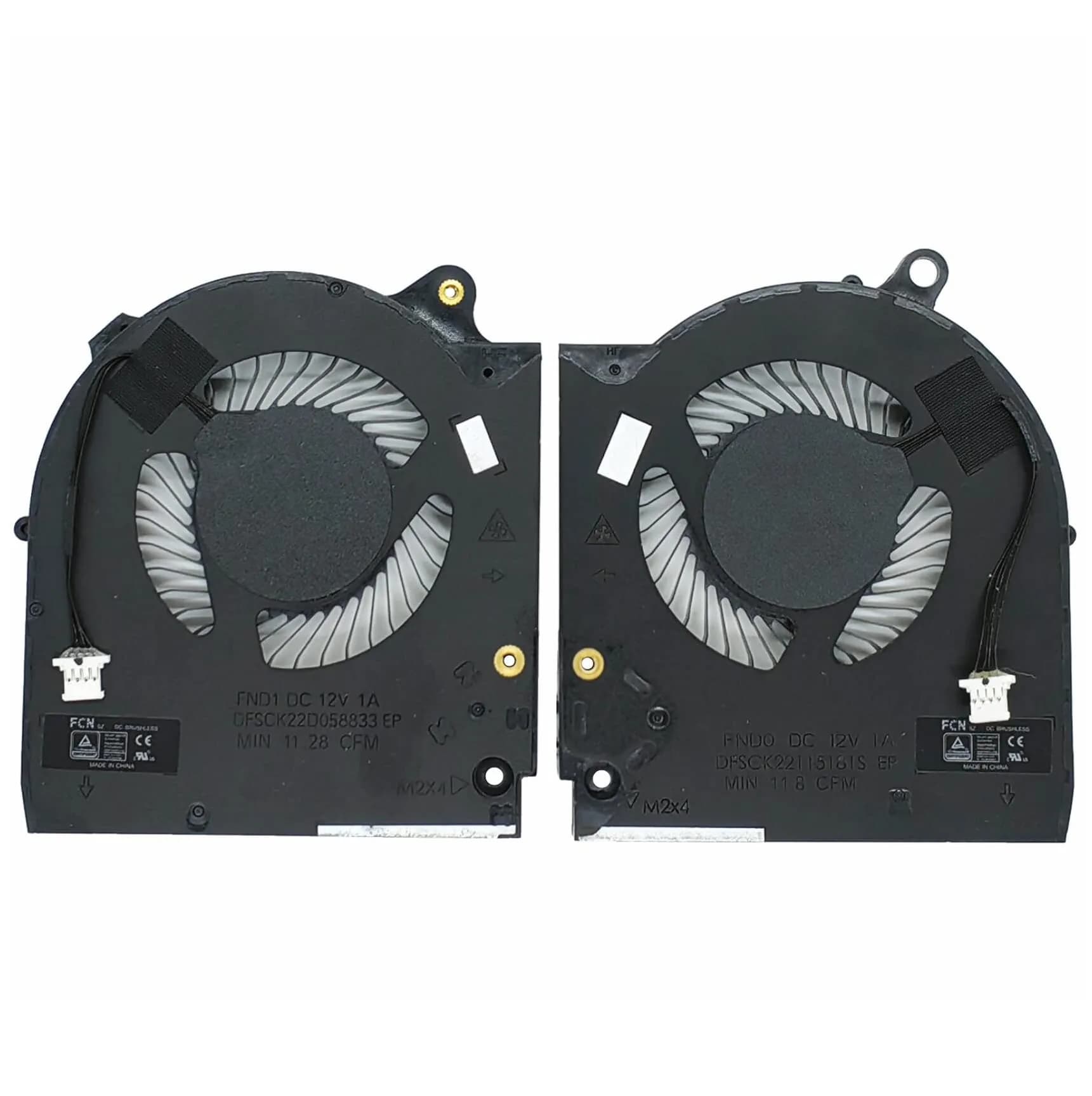 Fleshy Leaf CPU+GPU Cooling Fan for Dell Alienware M15 R5 R6 | 12V Plastic & Metal
