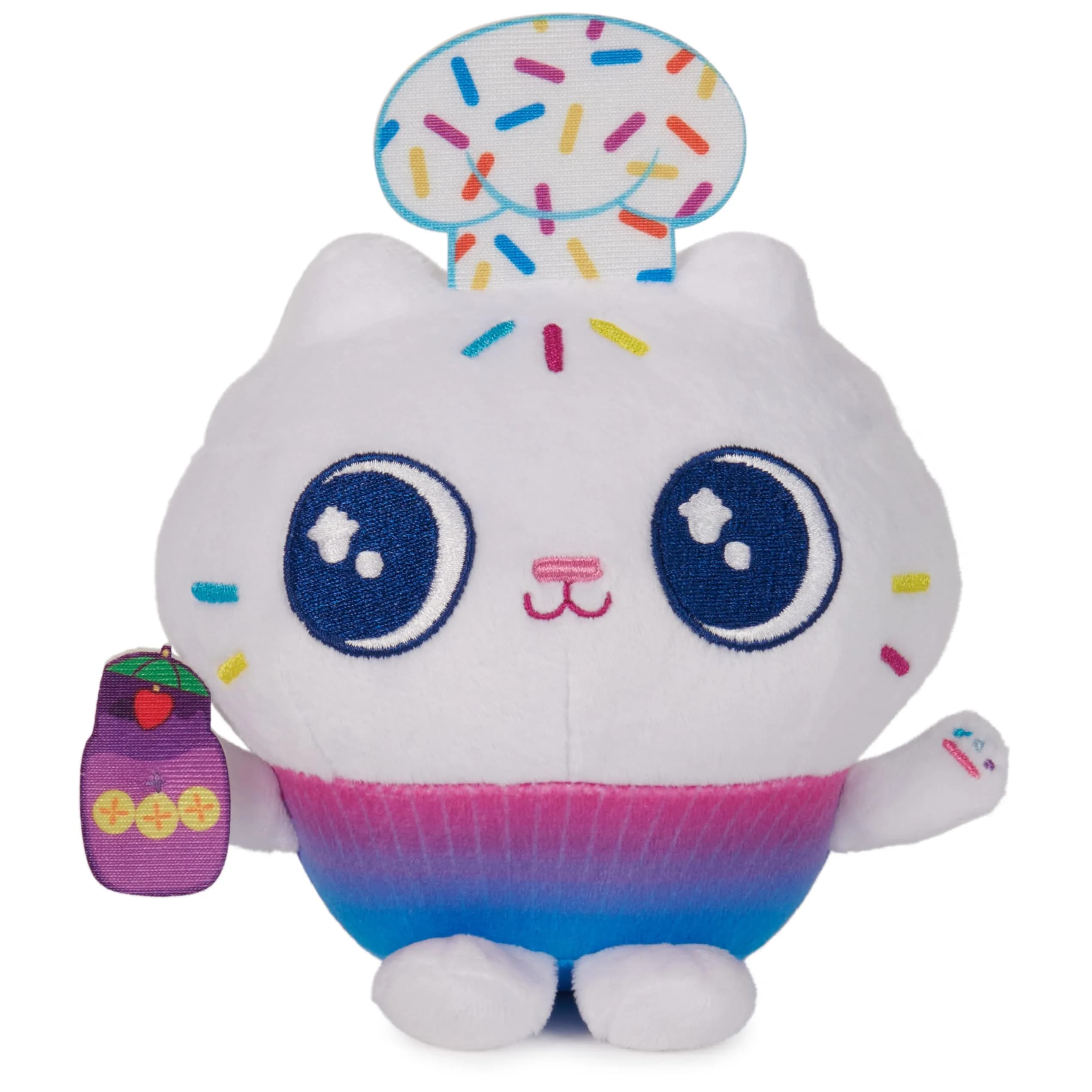 DREAMWORKS GABBY'S DOLLHOUSE 6-inch Cakey Cat Plush Celebration Series | Soft, Cuddly & Imaginative