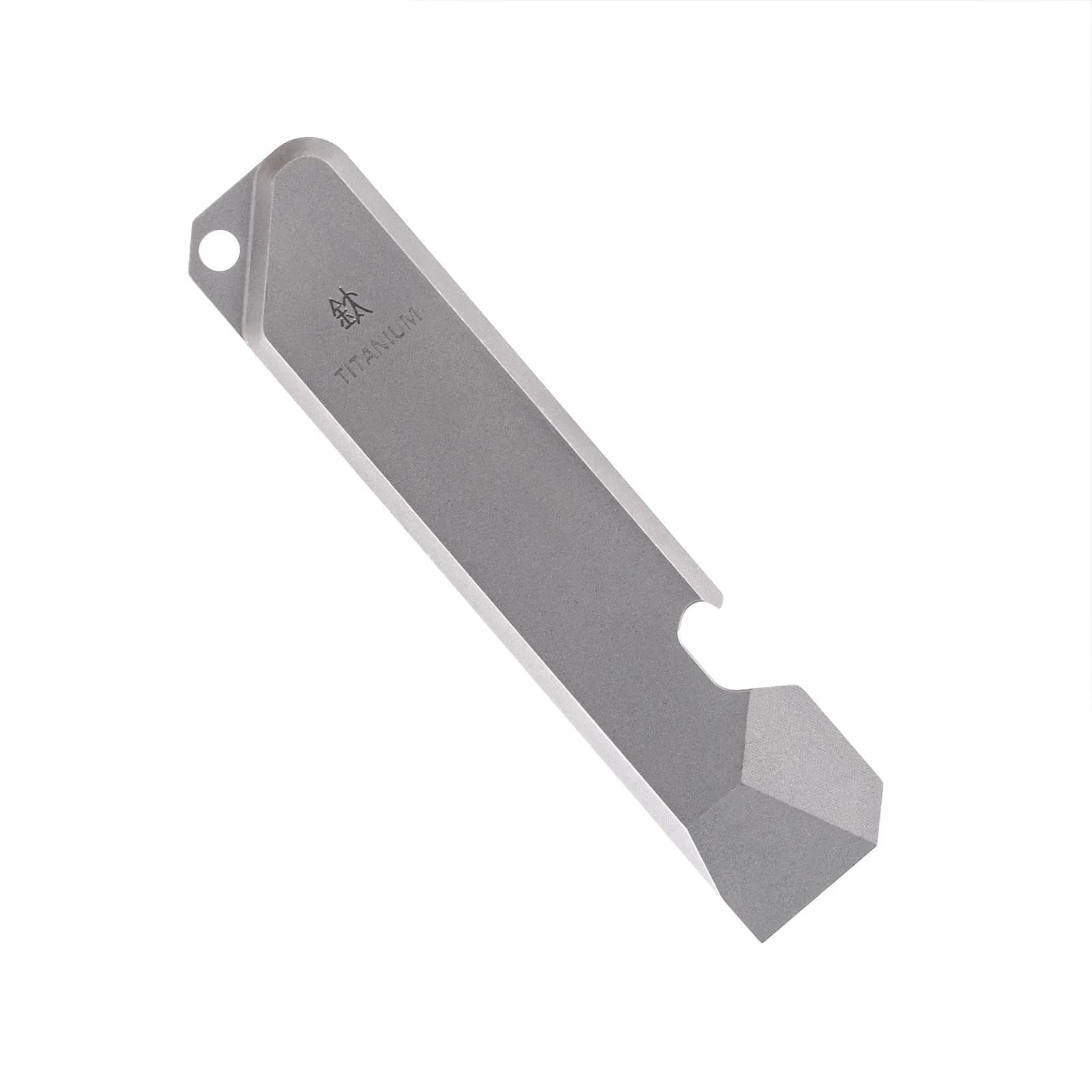 BANG TI Titanium EDC Pry Bar with Bottle Opener Function Portable Multi Tool 9.2 cm (3.62 inches) | Lightweight Corrosion-Resistant Pocket Companion - main product image