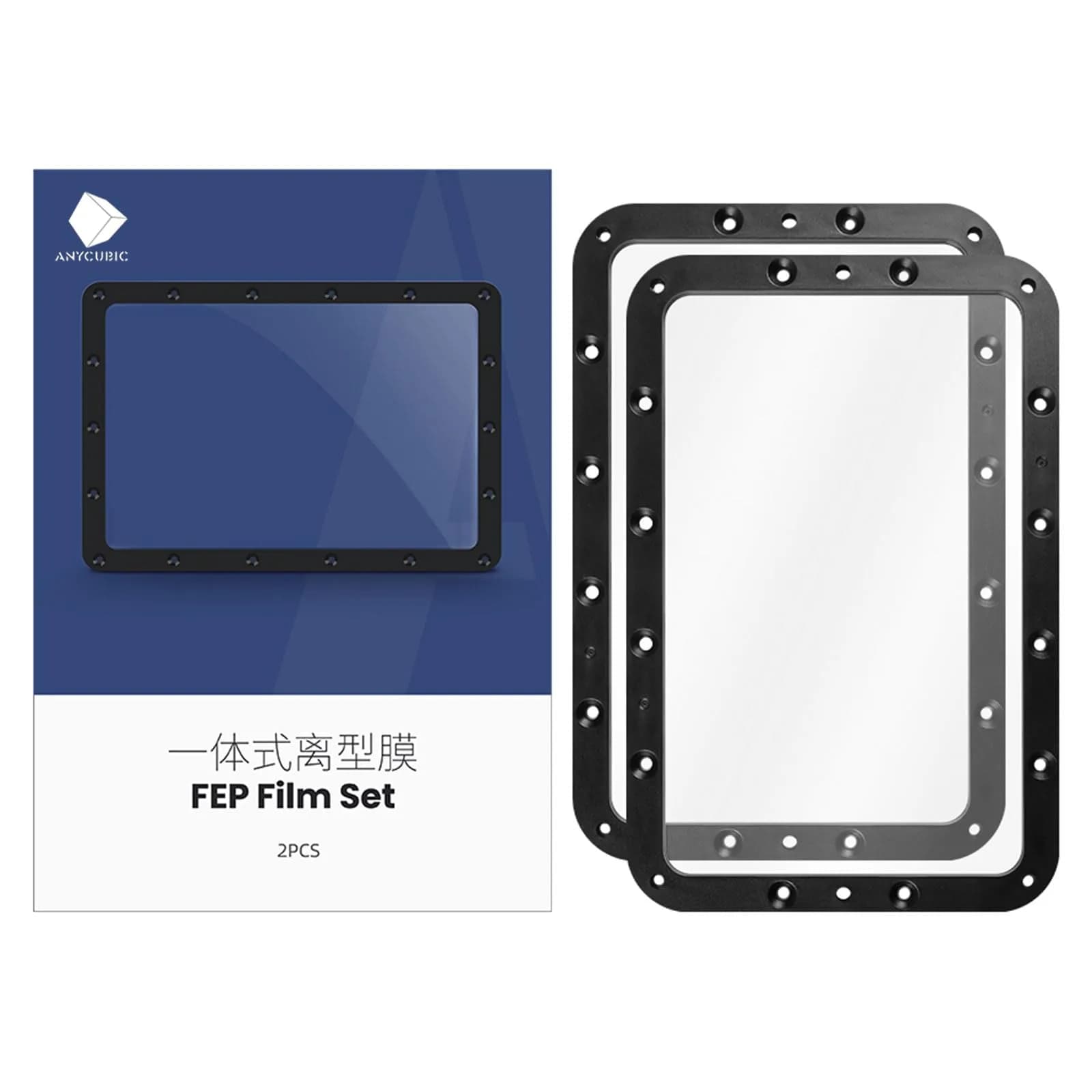 UniTak3D FEP Film for Photon Mono 2/4 | 0.15mm Thickness, 197*131mm, 2Pcs - main product image