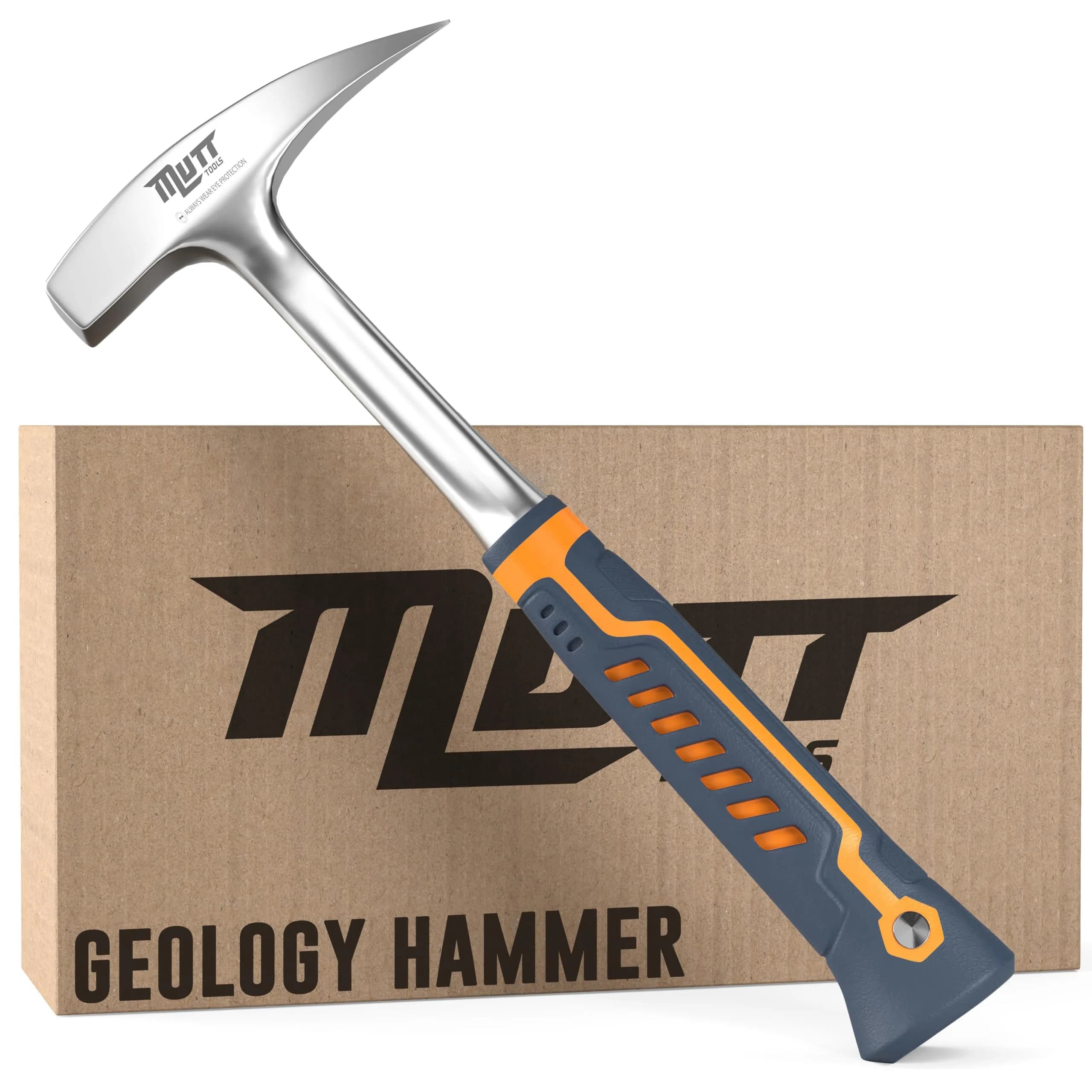 AMERICAN MUTT TOOLS Geologist Rock Pick Hammer 454g (22 oz) | Forged Steel Head, Ergonomic Handle, Field Work - main product image