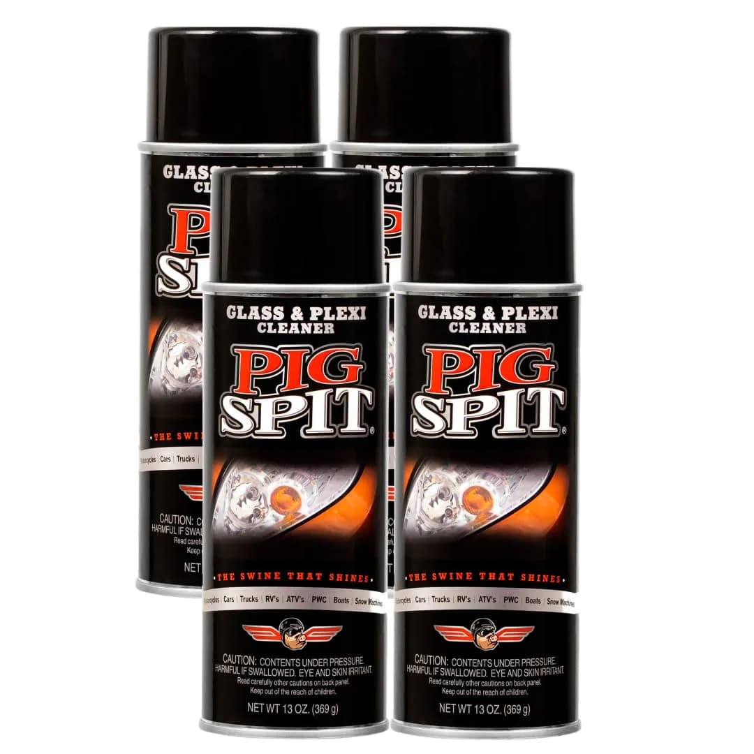 Pig Spit Glass and Plexi Cleaner 13 oz. | Streak-Free Automotive & Home Glass Shine - main product image