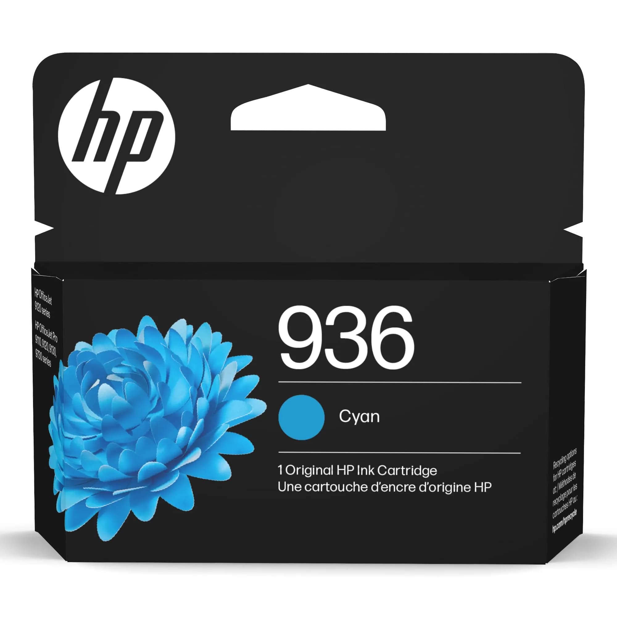 HP 936 Cyan Original Ink Cartridge | 800 Pages Yield | Fade-Resistant Prints