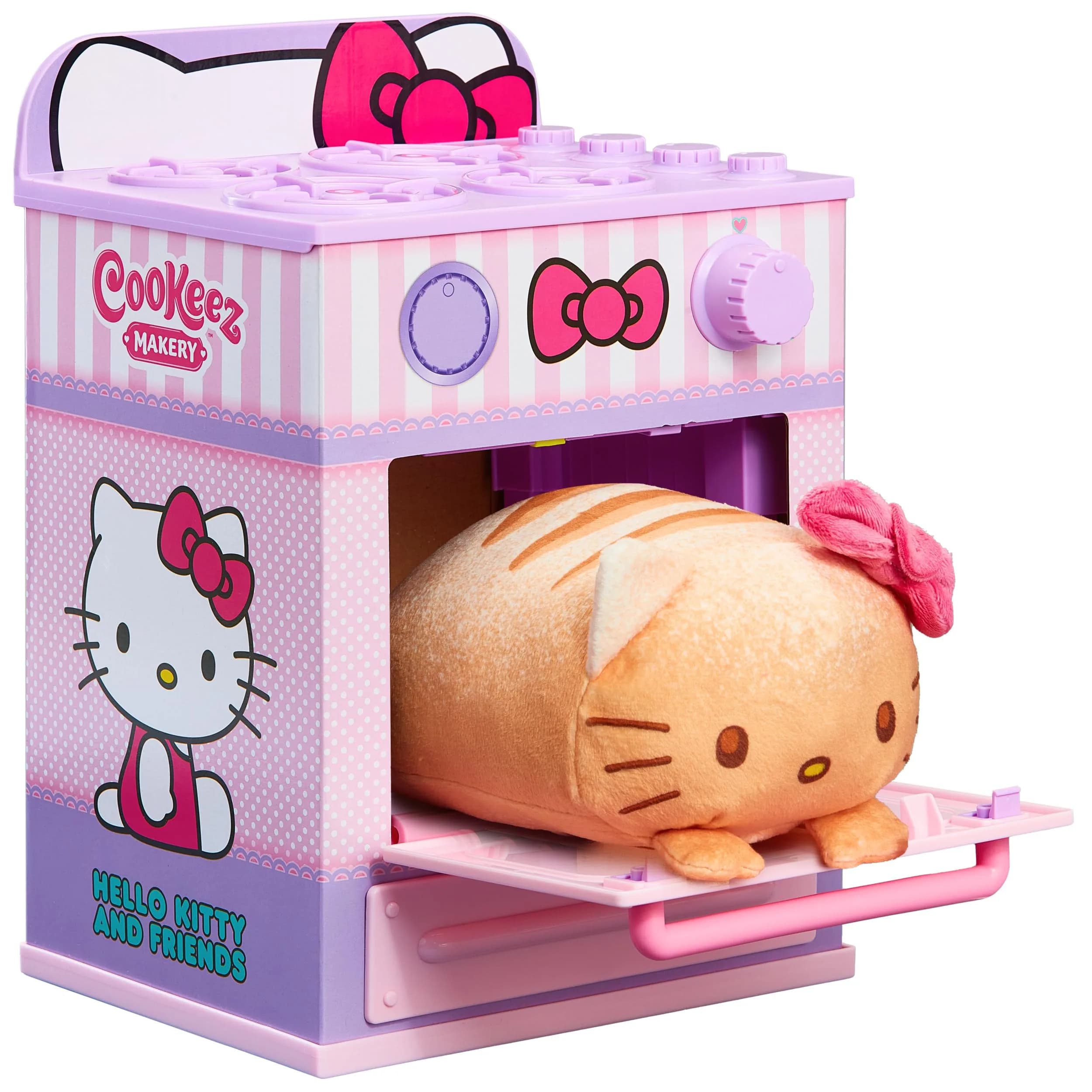 Cookeez Makery Hello Kitty & Friends Oven Playset | Interactive Bake & Reveal Toy with Scented Plush, 3 Characters, 5+ - main product image