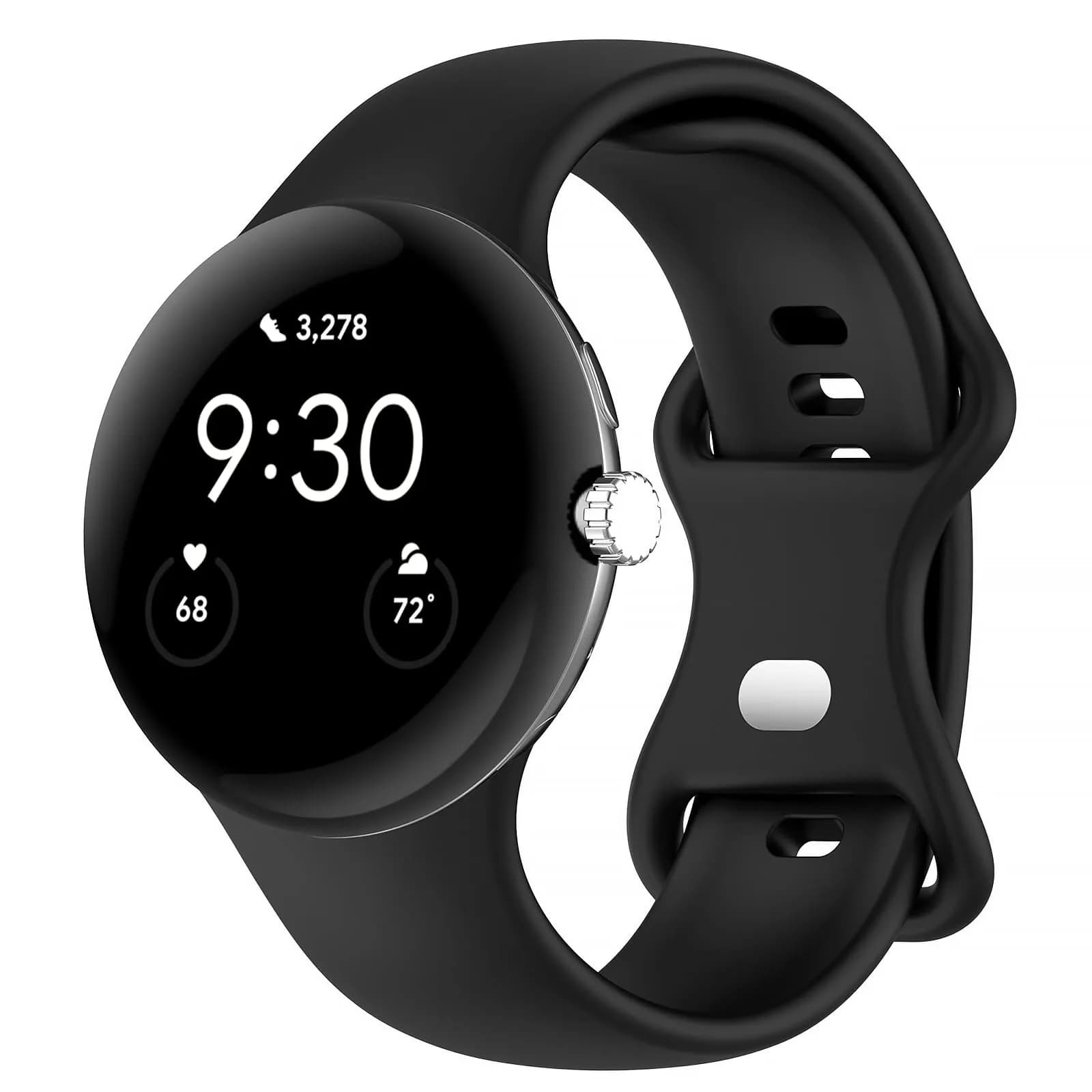 Eiavike Google Pixel Watch 41mm Silicone Band | Breathable, Soft & Durable for Unisex