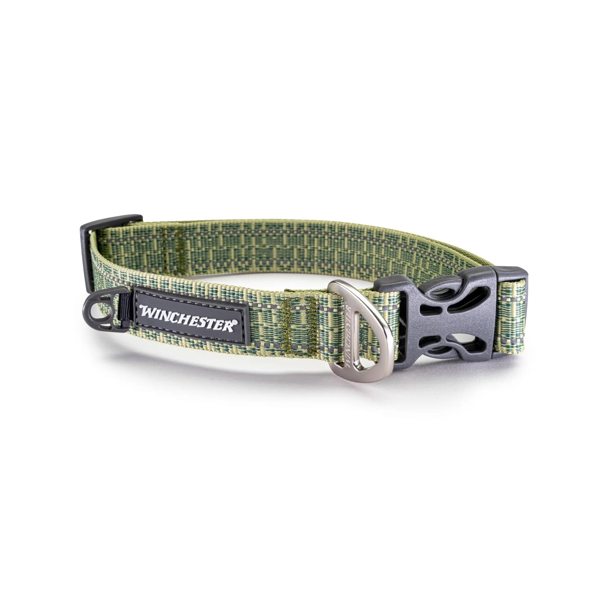 World of Winchester Signature Ombre Dog Collar Smoke Pine, Medium (1.4cm W x 19.7cm L) - main product image