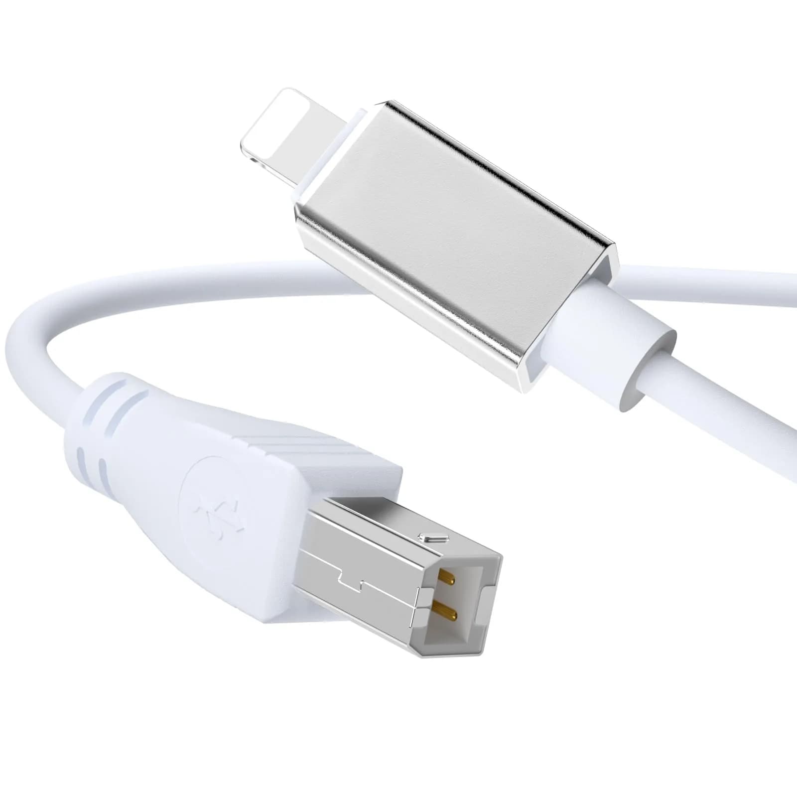 MeloAudio Lightning to MIDI Cable 2m (6.6ft) | Stable & Durable USB 2.0 OTG for iOS Music Instruments - main product image