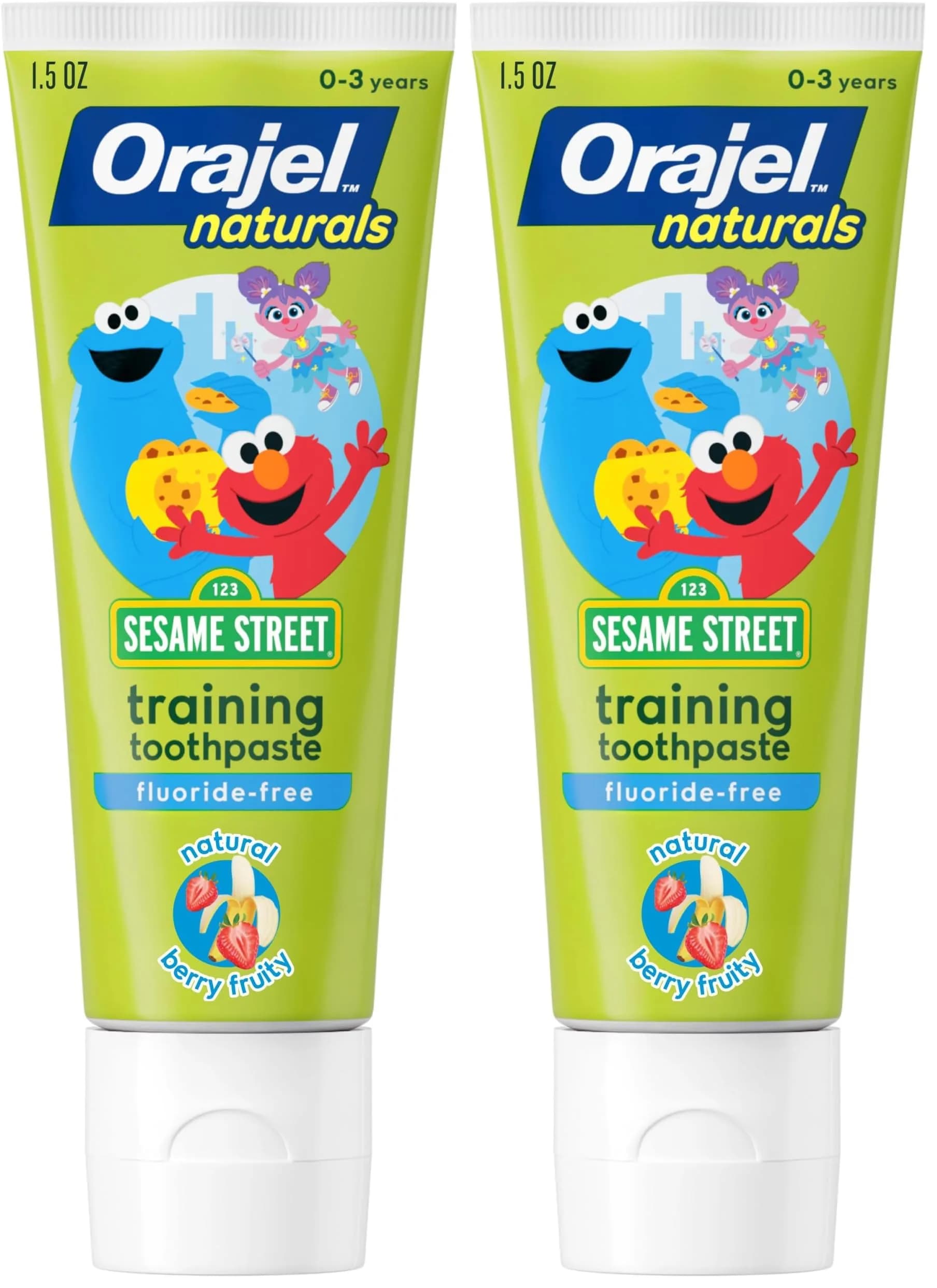Orajel Kids Elmo Fluoride-Free Training Toothpaste 1.5oz (44ml) Tube | Pediatrician Recommended - main product image
