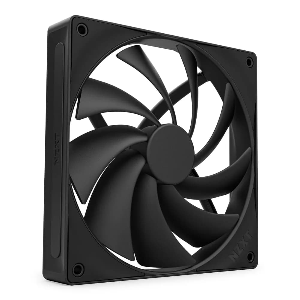 NZXT F140Q 140mm Quiet Airflow PC Case Fan - Black | Low Noise, PWM Control