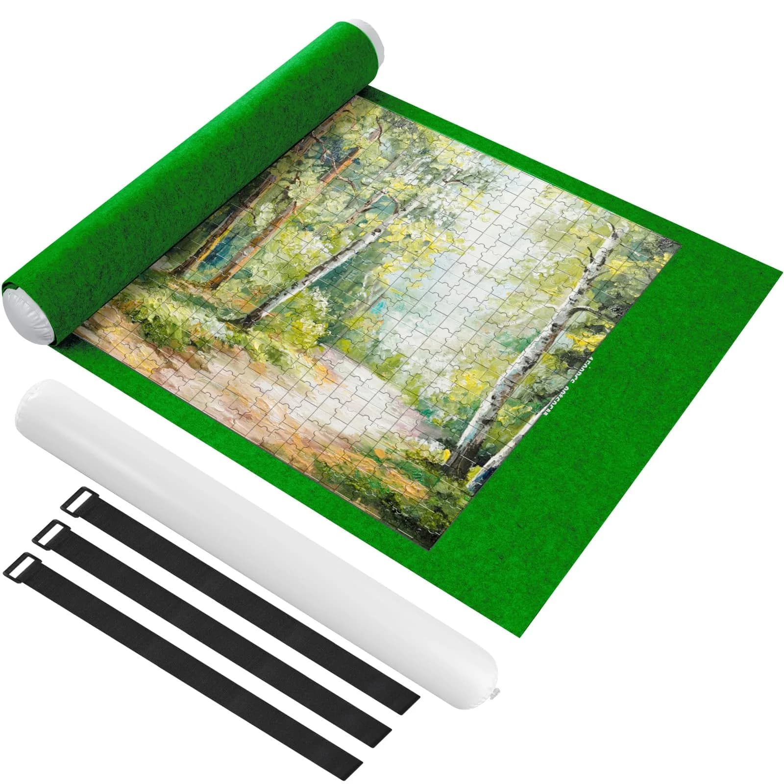 Ainiv Jigsaw Puzzle Mat Roll Up 1500 Pieces | Portable Felt Puzzle Storage for Adults & Kids - main product image
