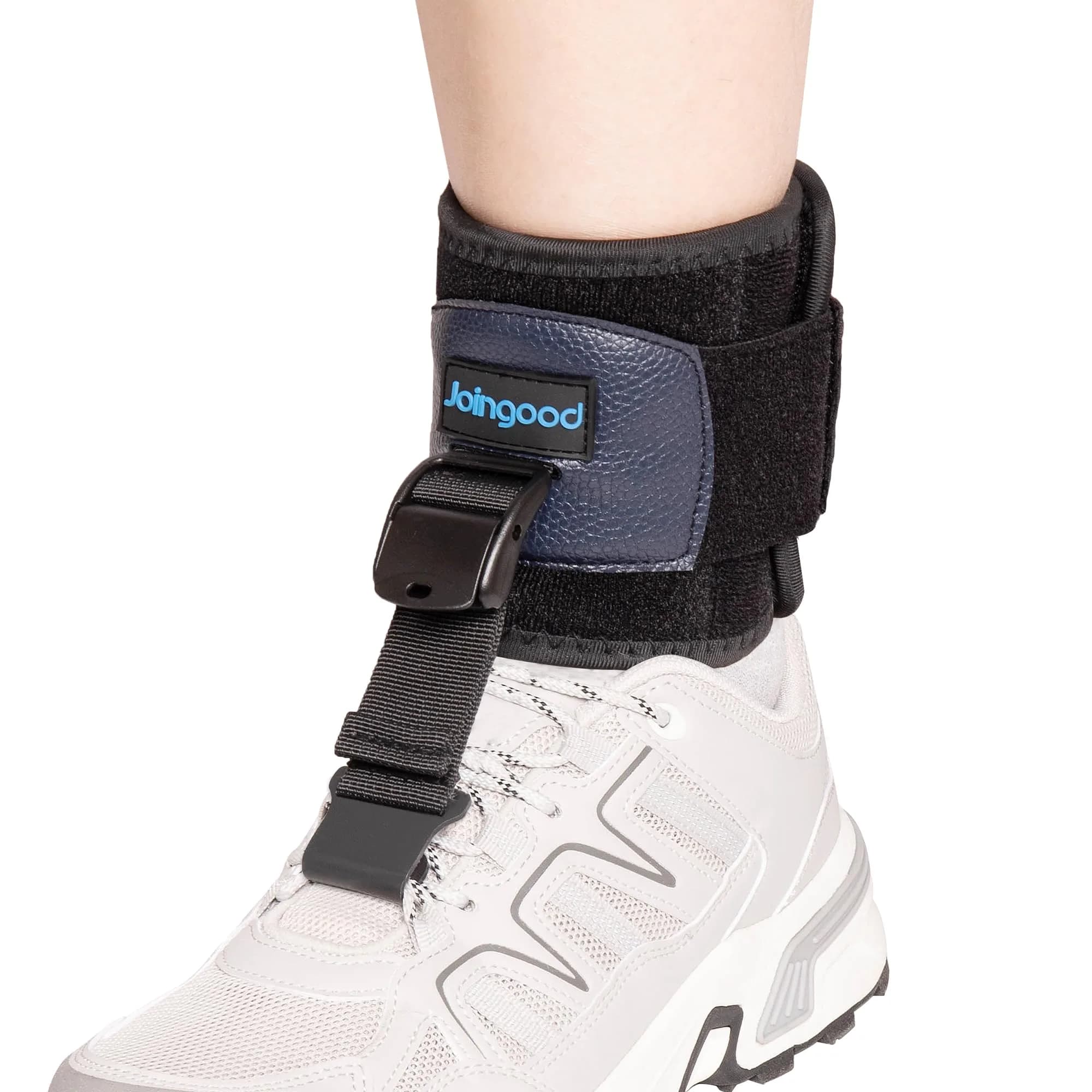 joingood AFO Foot Drop Brace for Walking | Adjustable Support for Drop Foot, Soft & Durable, Fits Left or Right Foot (S/M)
