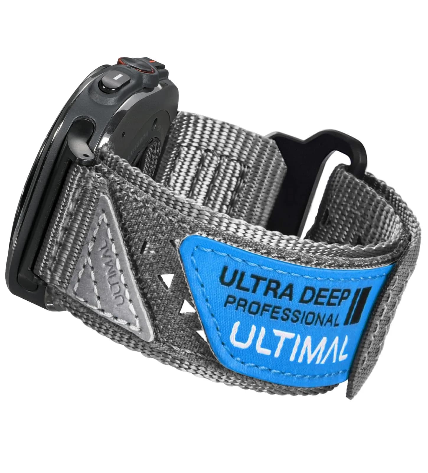 ULTIMAL Nylon Band Compatible with Samsung Galaxy Watch Ultra 2/1 47mm | Breathable, Adjustable, Waterproof Nylon Strap for Men & Women