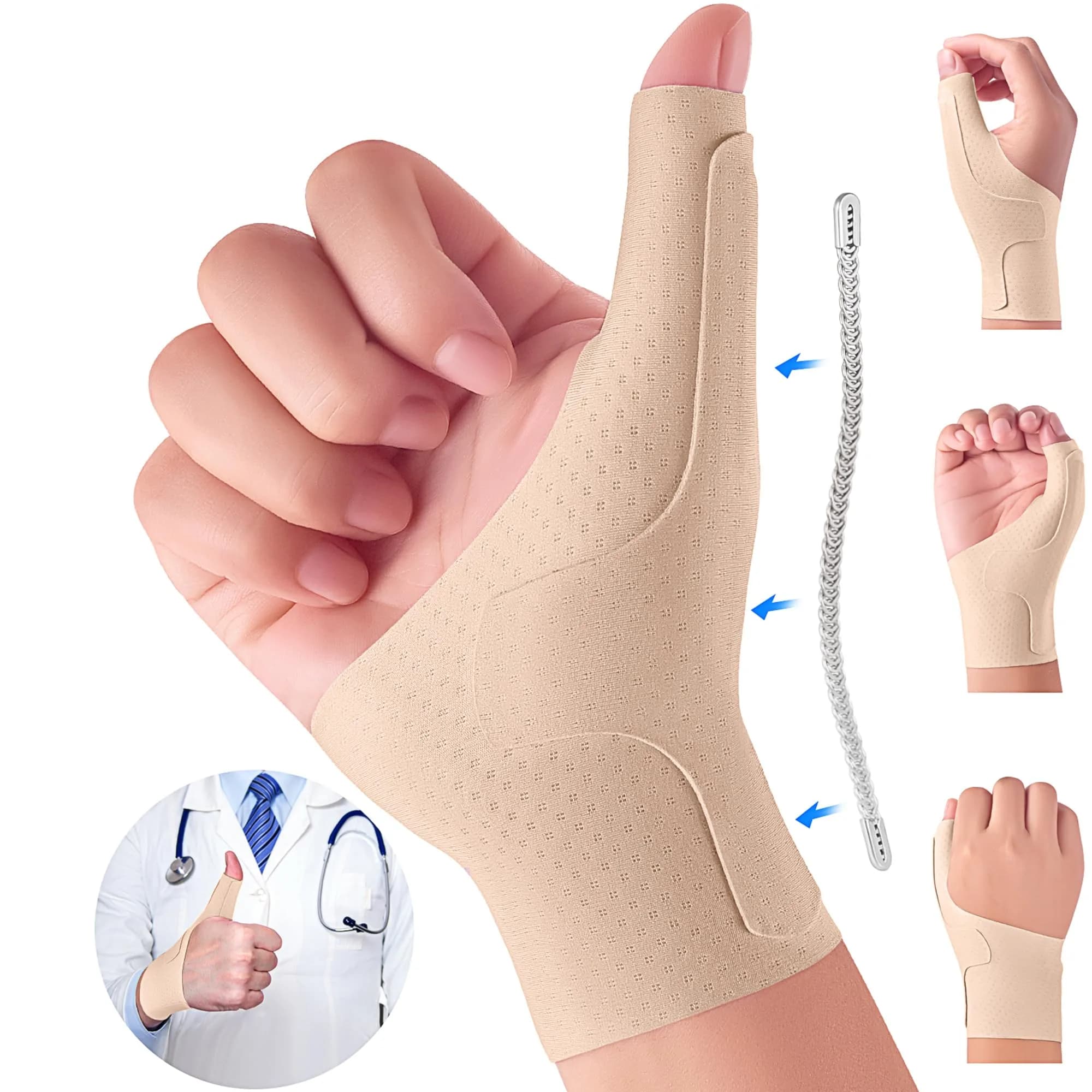 YISDU Wrist Thumb Brace Medium (20g) | Lightweight Compression Stabilizer for De Quervain's & Arthritis - main product image