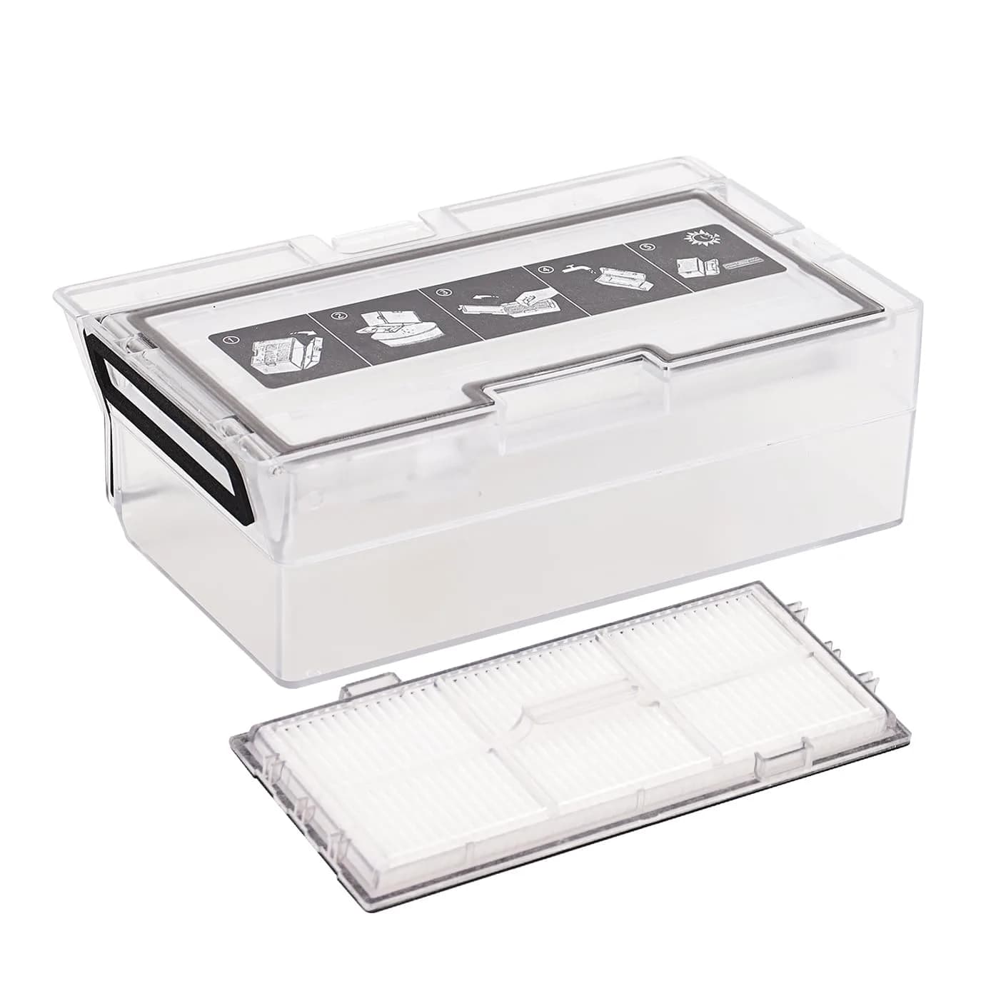 Sgizoku Dust Bin Box for Roborock S7 S70 S75 T7s Plus T7s Vacuum Cleaner - 11.7cm (4.6in) Length - main product image