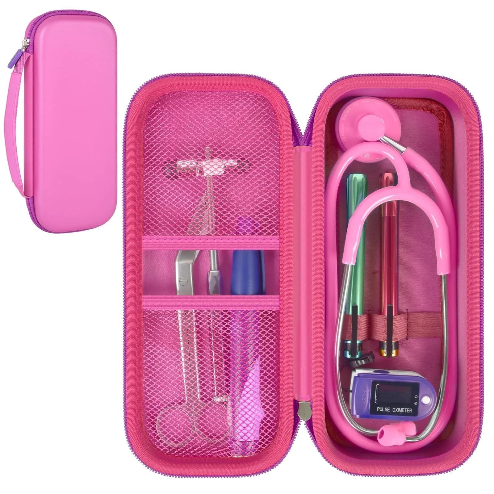 ALKOO Stethoscope Case for 3M Littmann Classic III/Cardiology IV, Lavender | Protects Your Essential Medical Tools - main product image