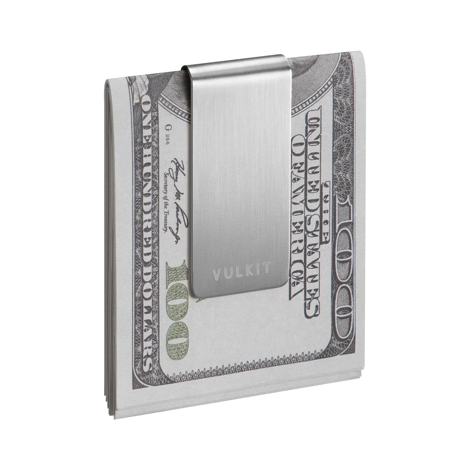 VULKIT Stainless Steel Money Clip | Holds 10-20 Bills | Slim & Lightweight - main product image