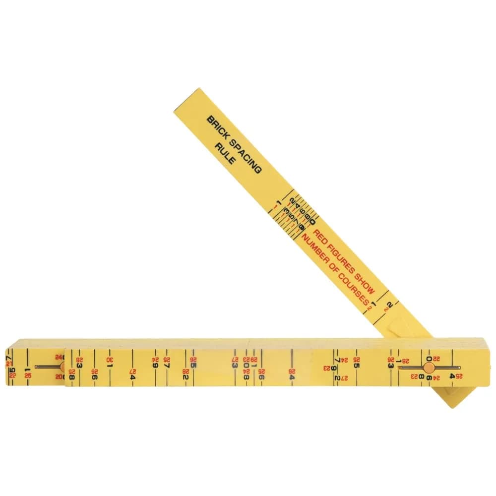 Klein Tools 6-Foot Fiberglass Folding Ruler | Brick Scale, 1/16-Inch Graduation, Outside Reading - main product image