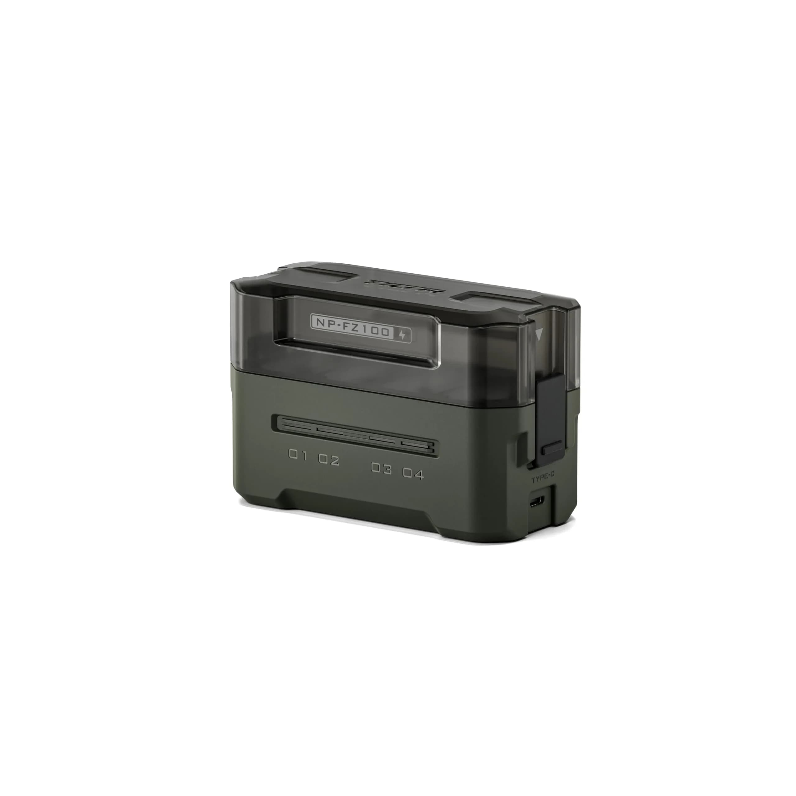 Tilta NP-FZ100 Portable Charging Station | 4-Channel 45W PD Fast Charging, Green - main product image